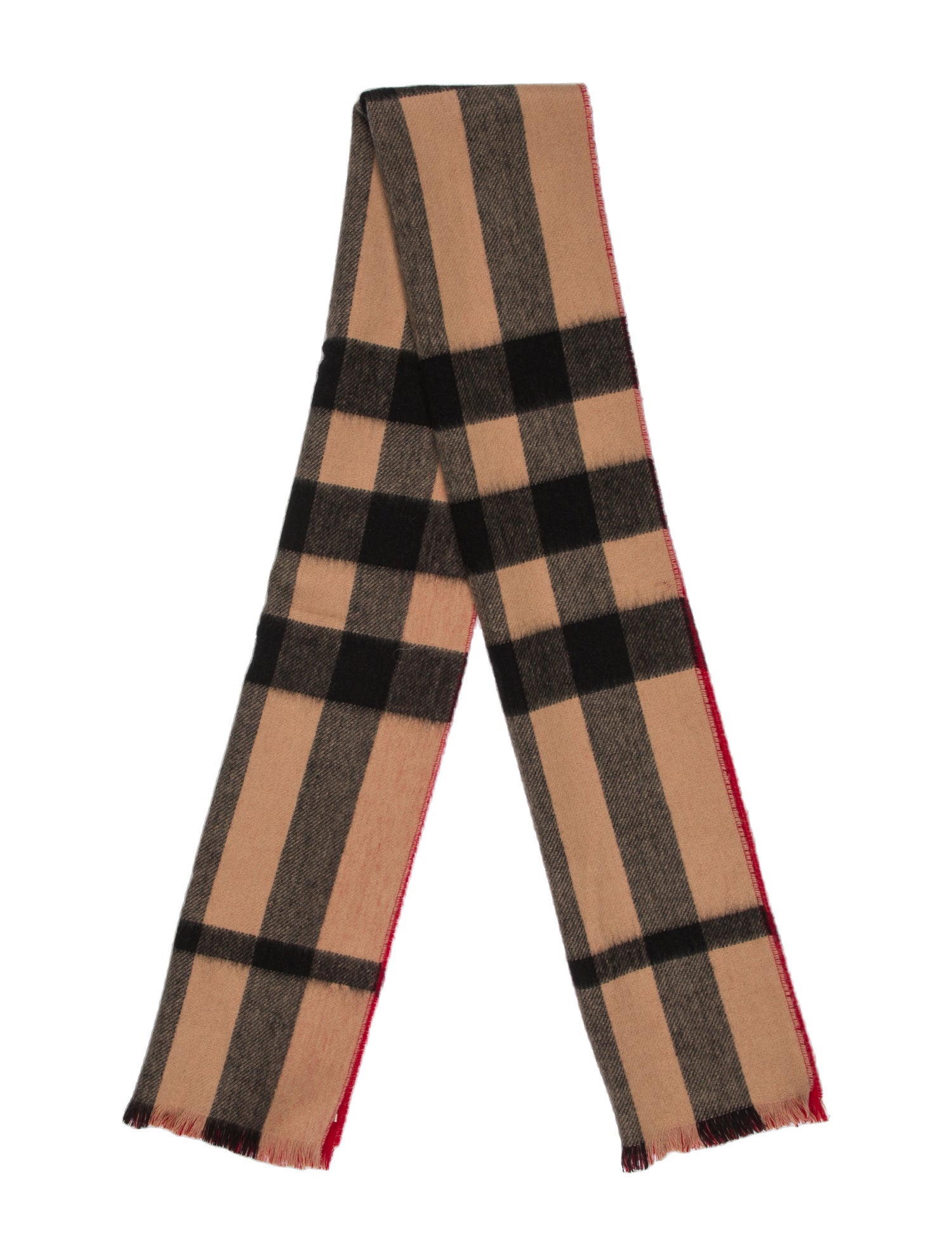 Burberry Cashmere Striped Scarf