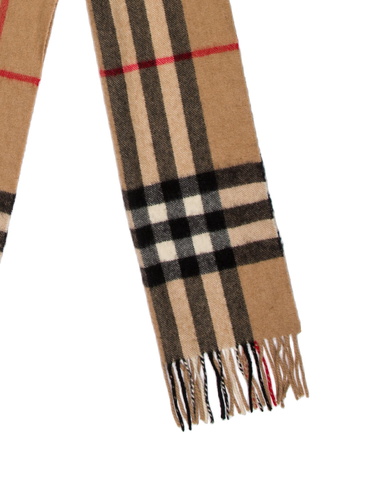 Burberry Lambswool Nova Check Pattern Scarf