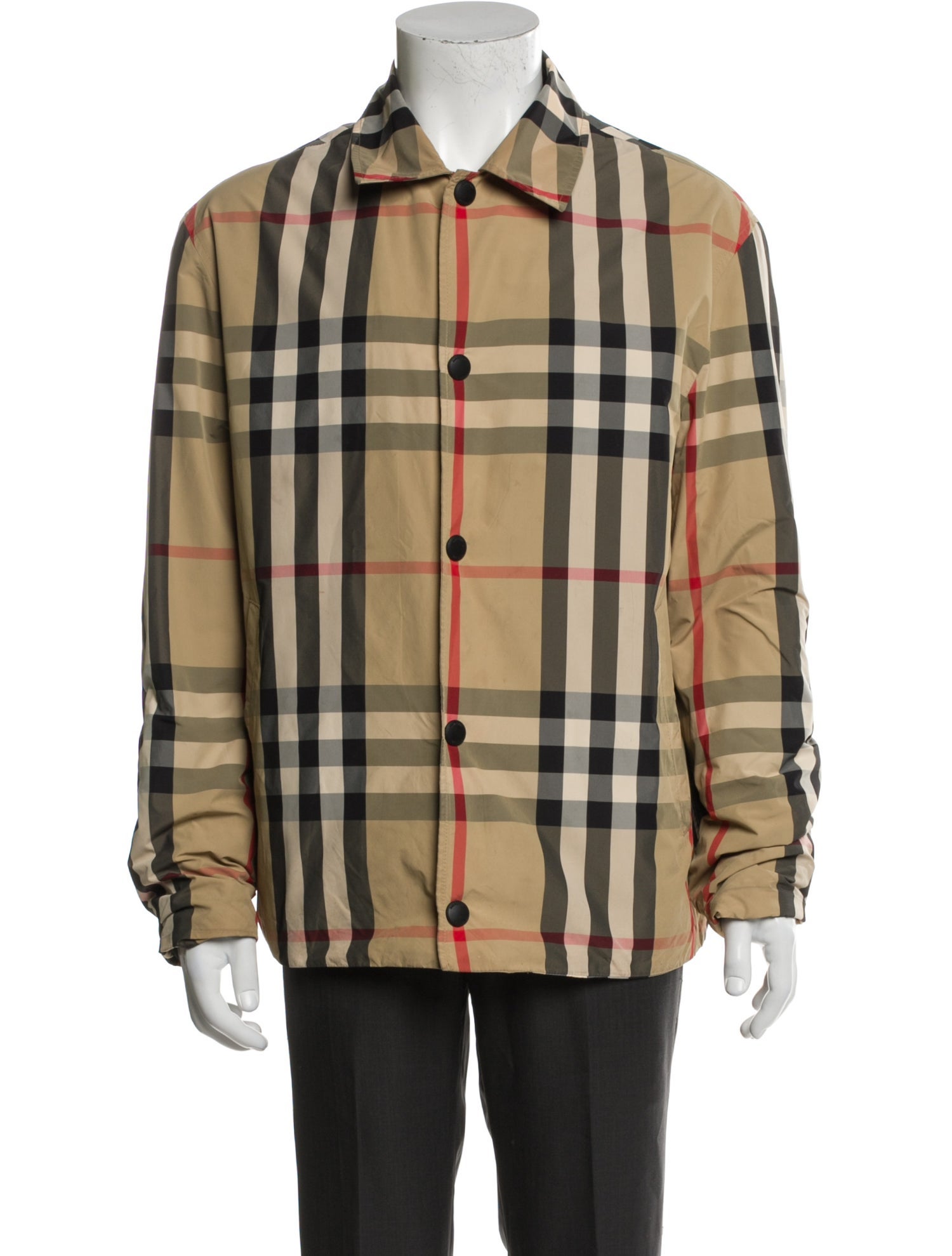 Burberry Nova Check Pattern Trucker Jacket