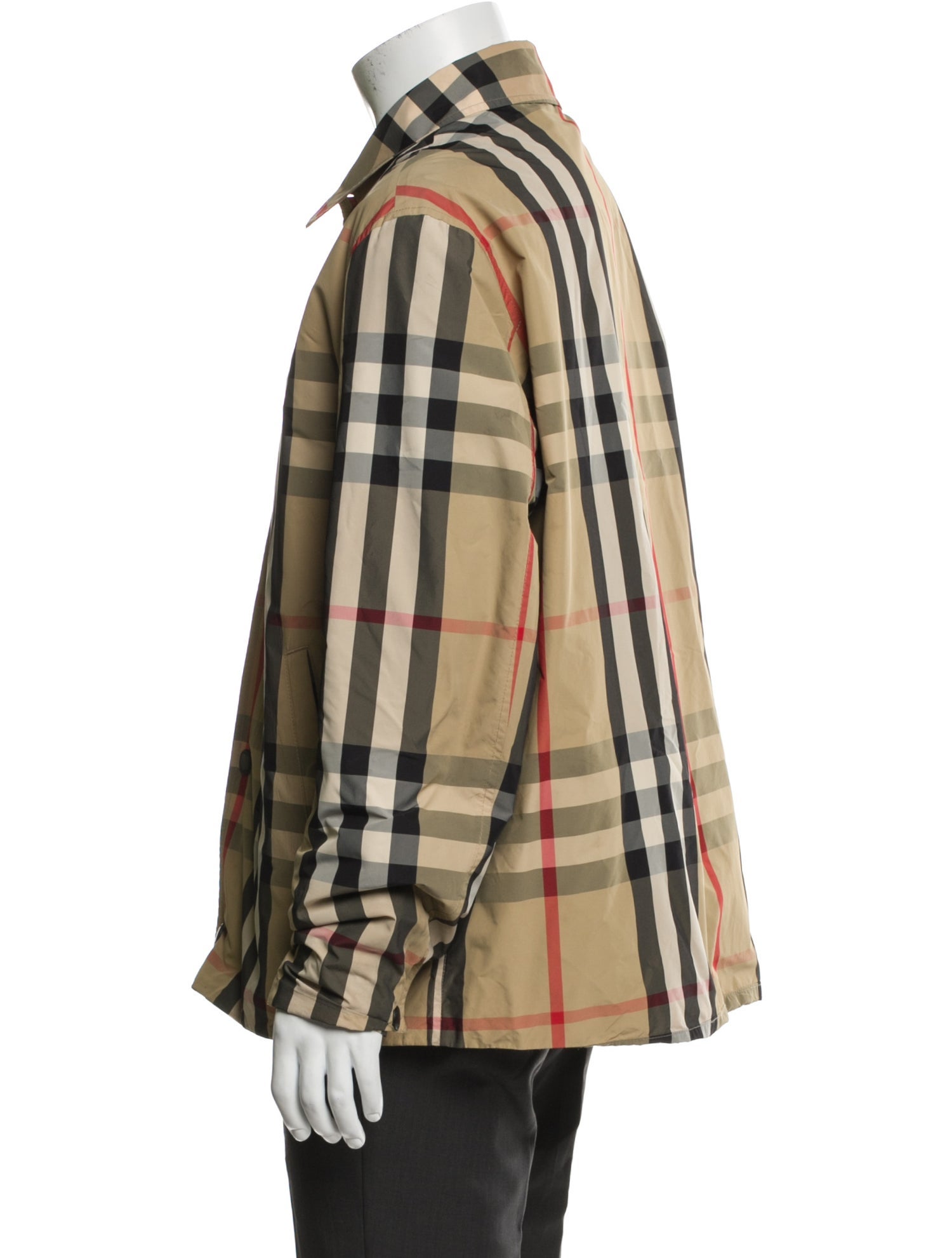 Burberry Nova Check Pattern Trucker Jacket