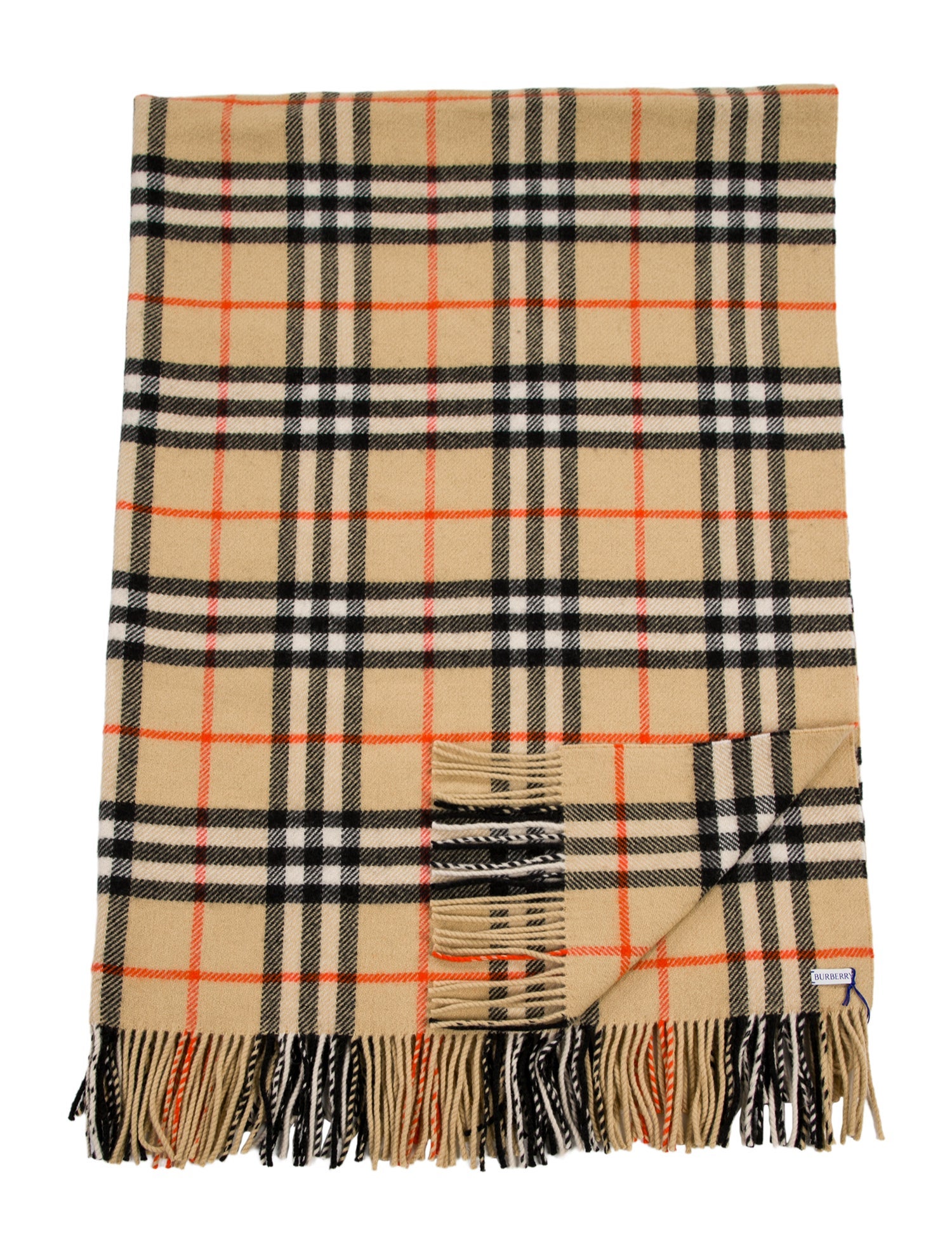 Burberry Check Throw Blanket w/ Tags