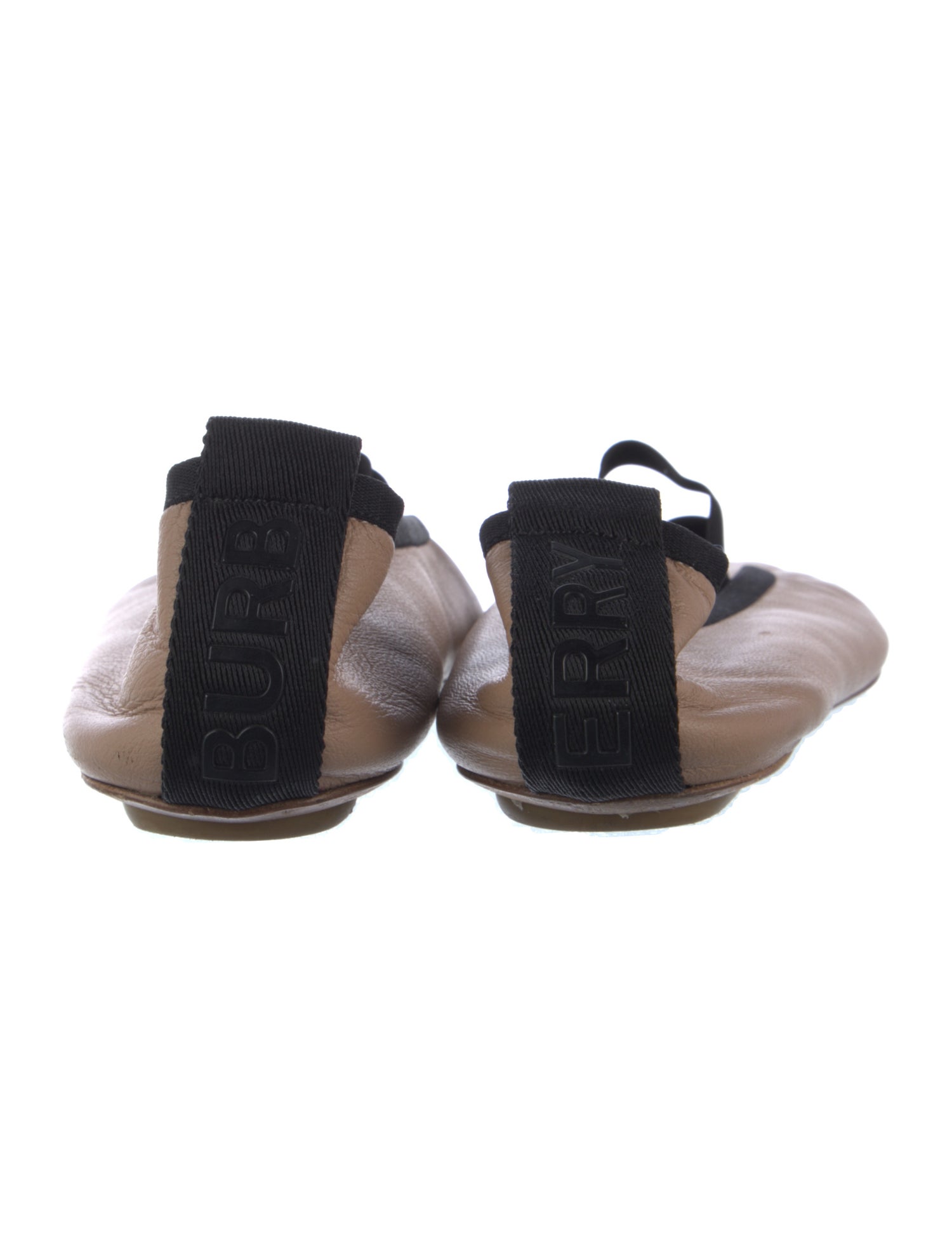 Nova Check Pattern Leather Ballet Flats