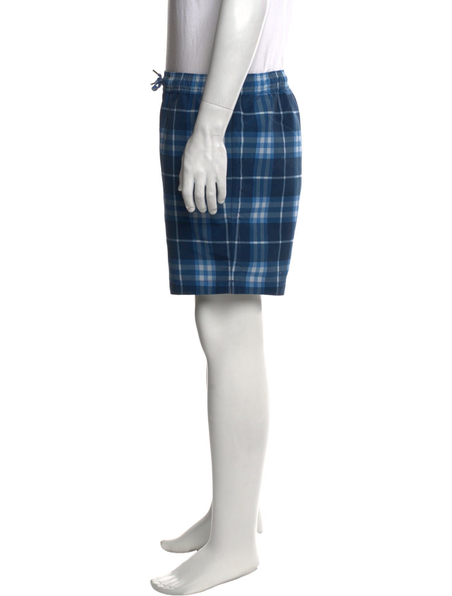 Burberry Nova Check Pattern Swim Trunks