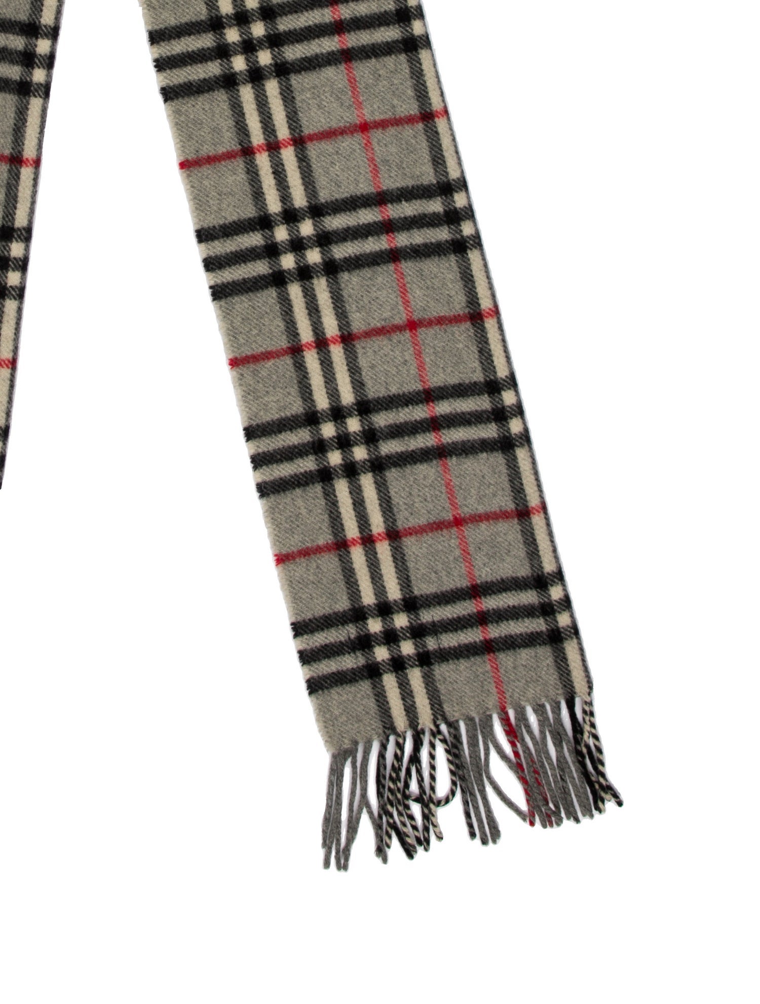 Burberry Lambswool Nova Check Pattern Scarf
