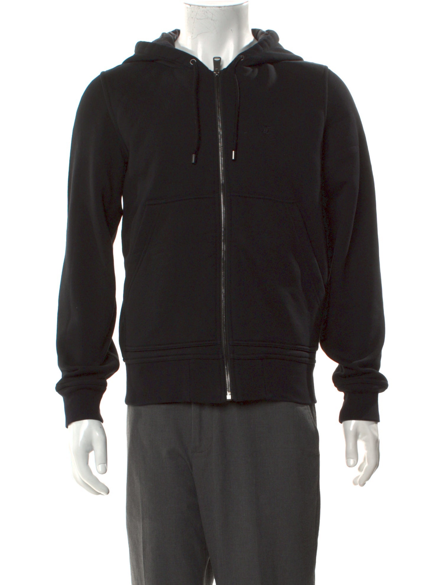 Burberry House Check Pattern Crew Neck Hoodie