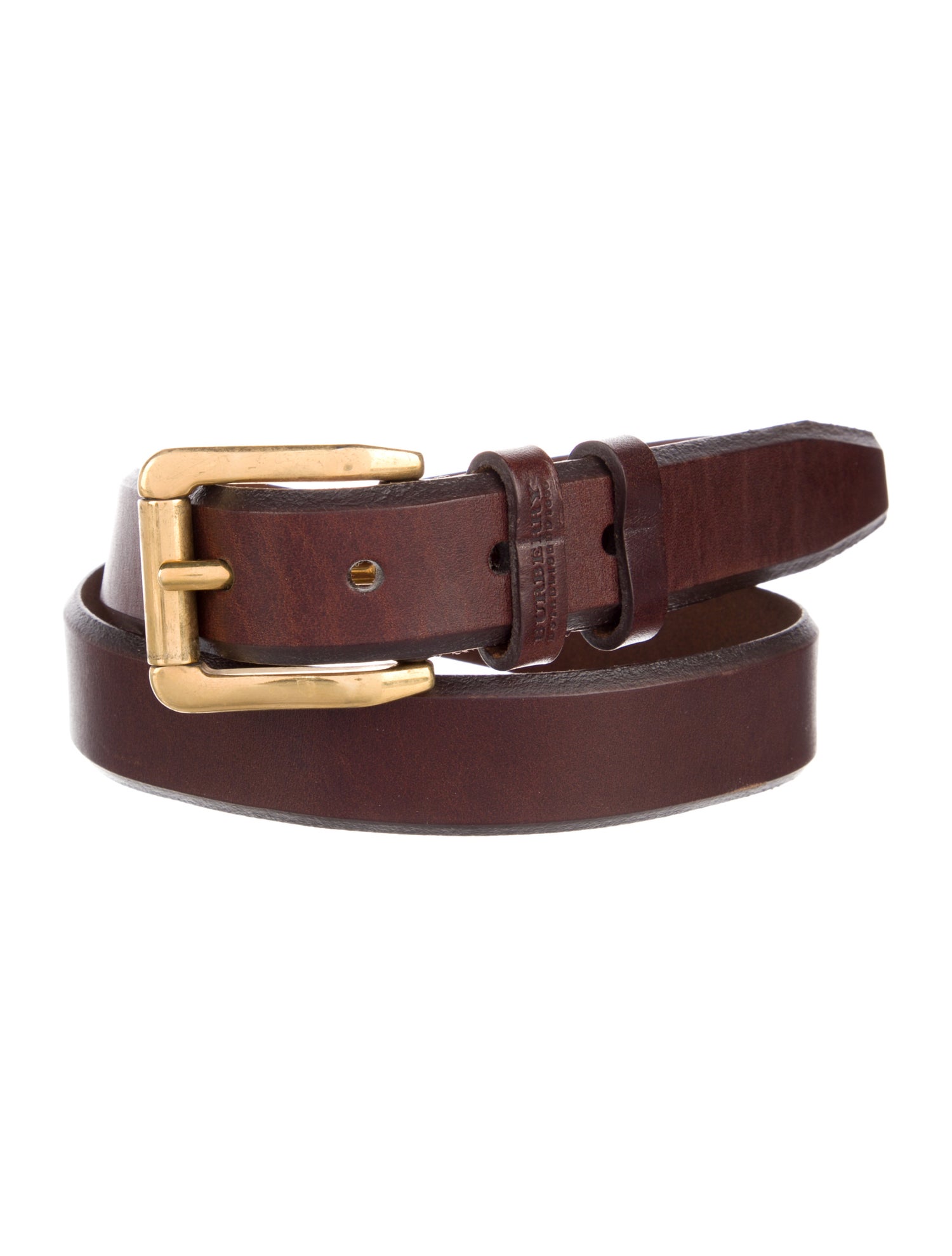 Burberry Skinny Leather Waist Belt