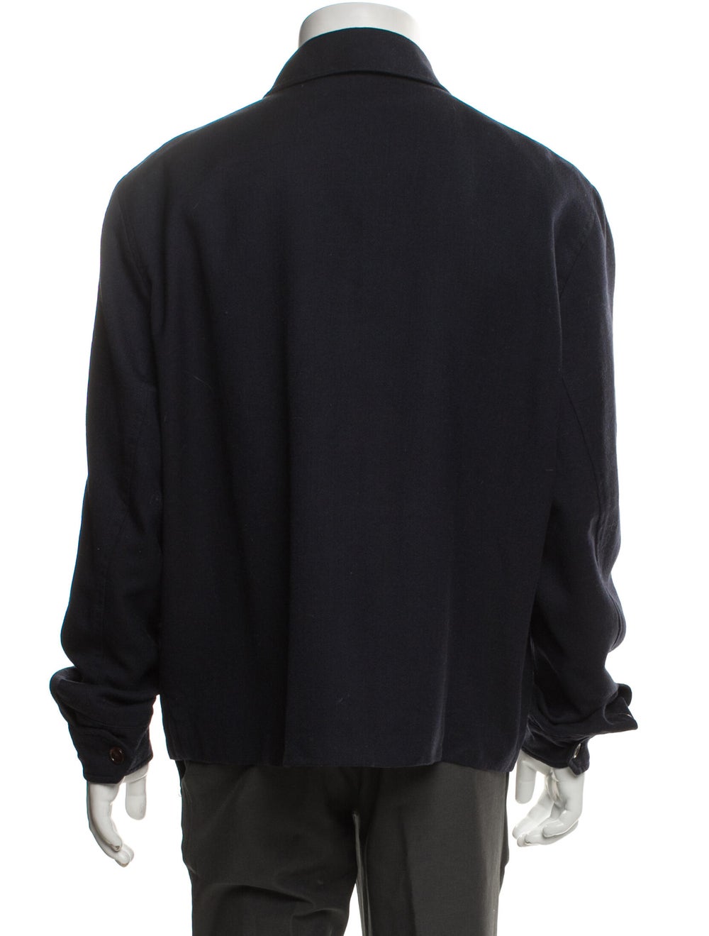 Burberry Nova Check Pattern Wool Bomber Jacket - image 3