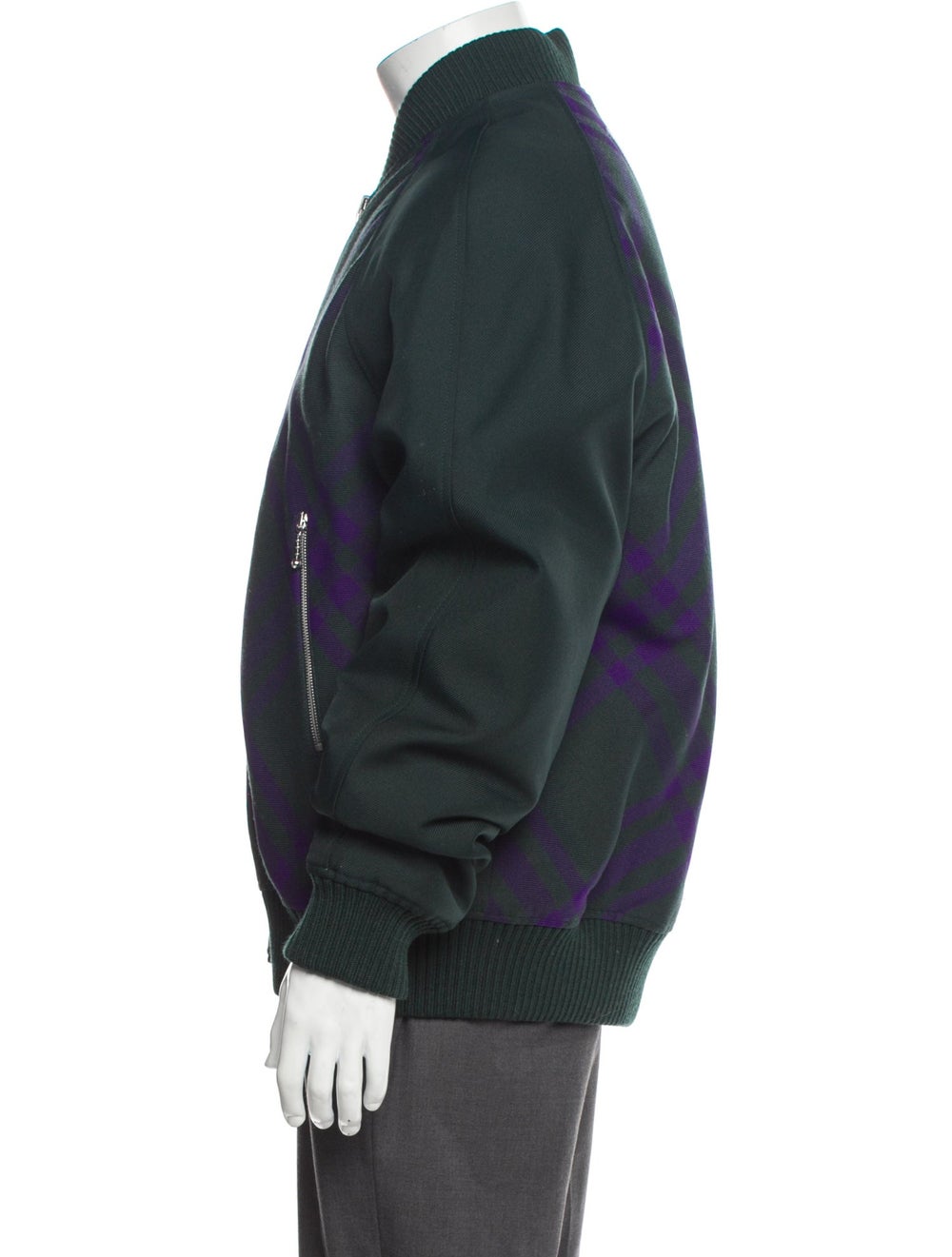 Burberry Nova Check Pattern Bomber Jacket - image 2