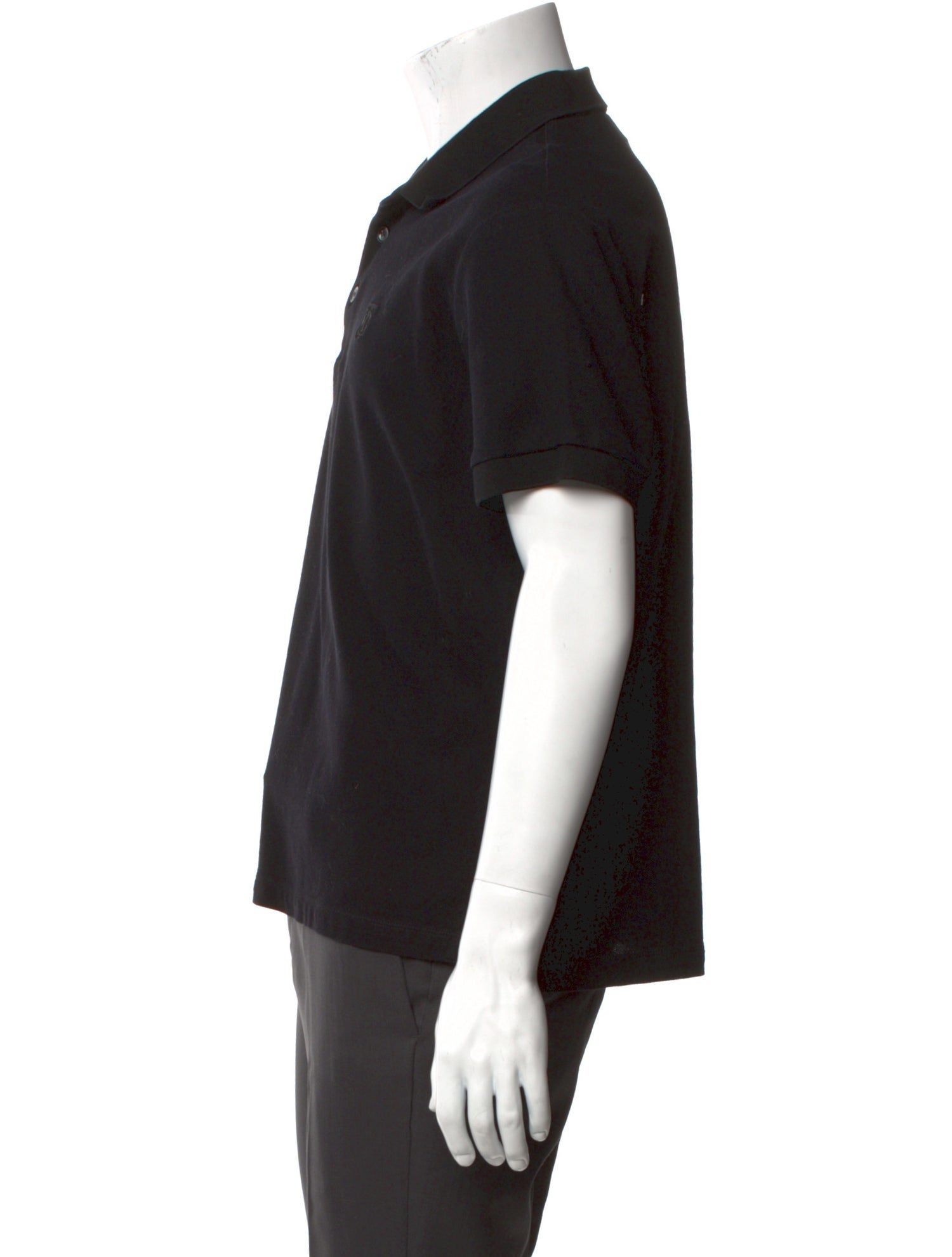 Burberry Nova Check Pattern Crew Neck Polo Shirt