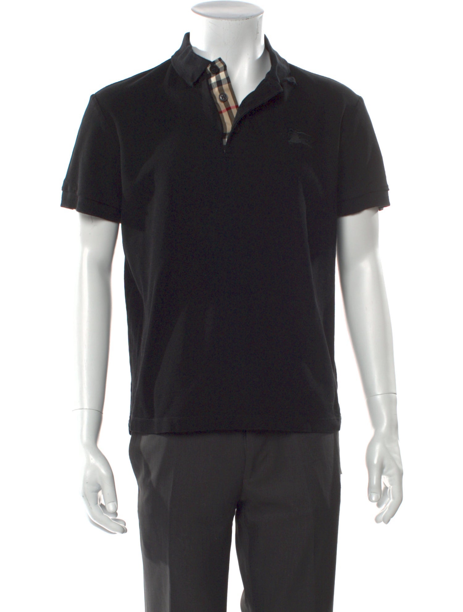 Burberry TB Monogram Collar Polo Shirt