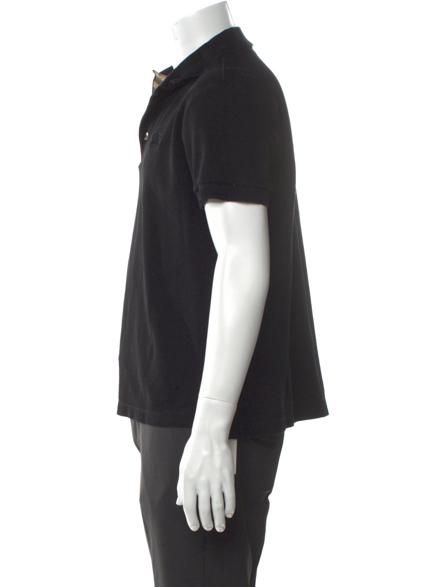 Burberry TB Monogram Collar Polo Shirt