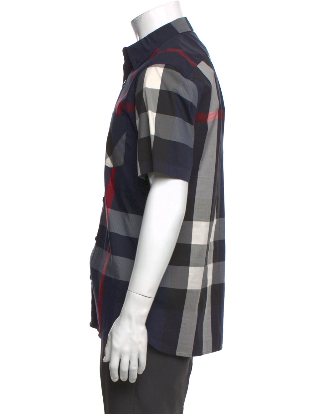 Burberry Exploded Check Pattern Short Sleeve Shirt - image 2