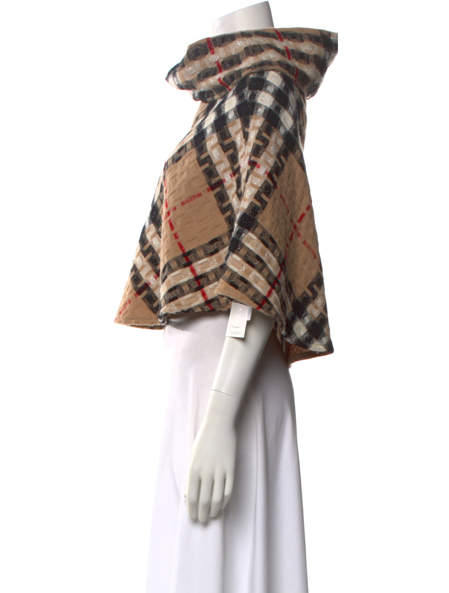 Burberry Poncho Merino Wool Sweater