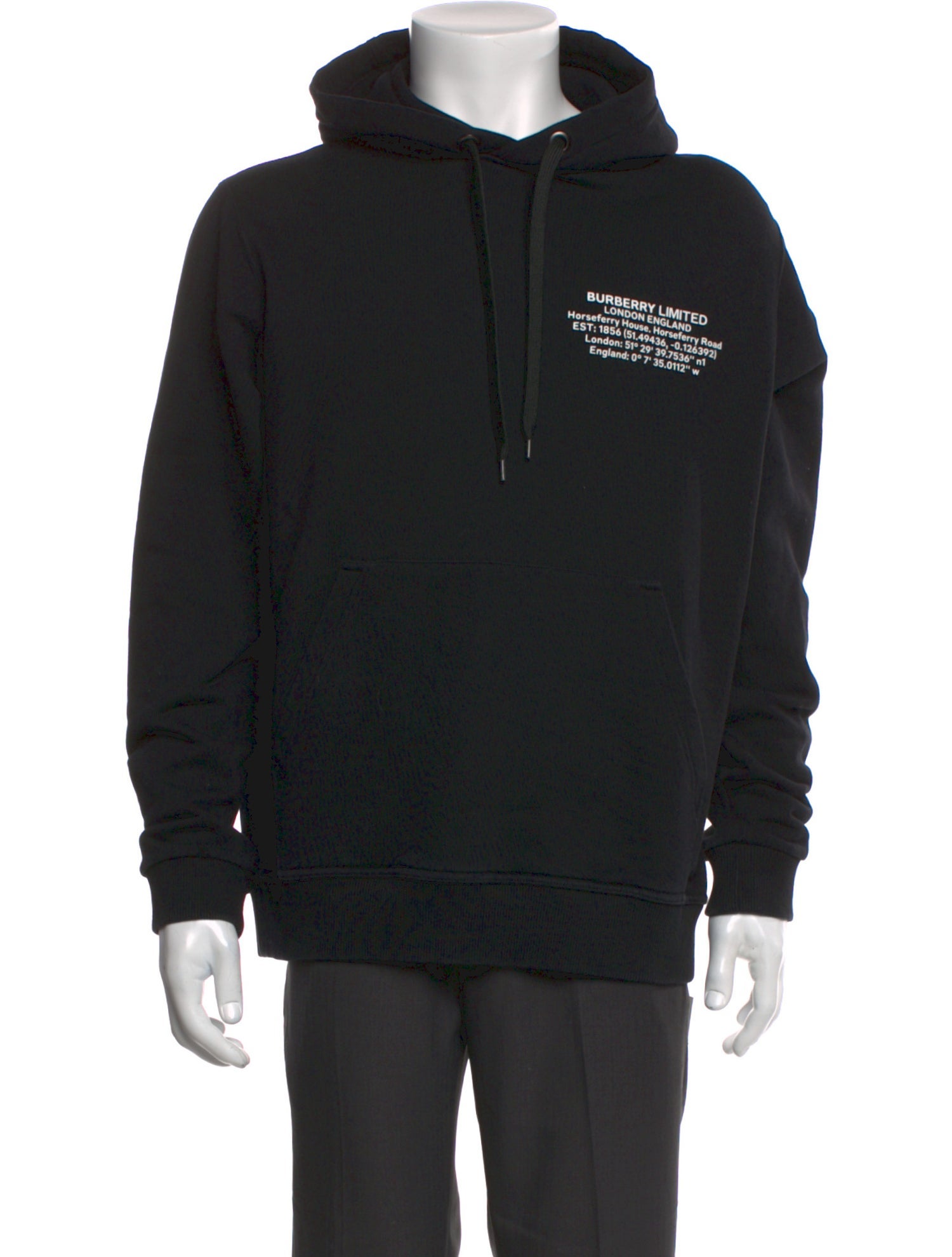 Burberry Graphic Print Crew Neck Hoodie