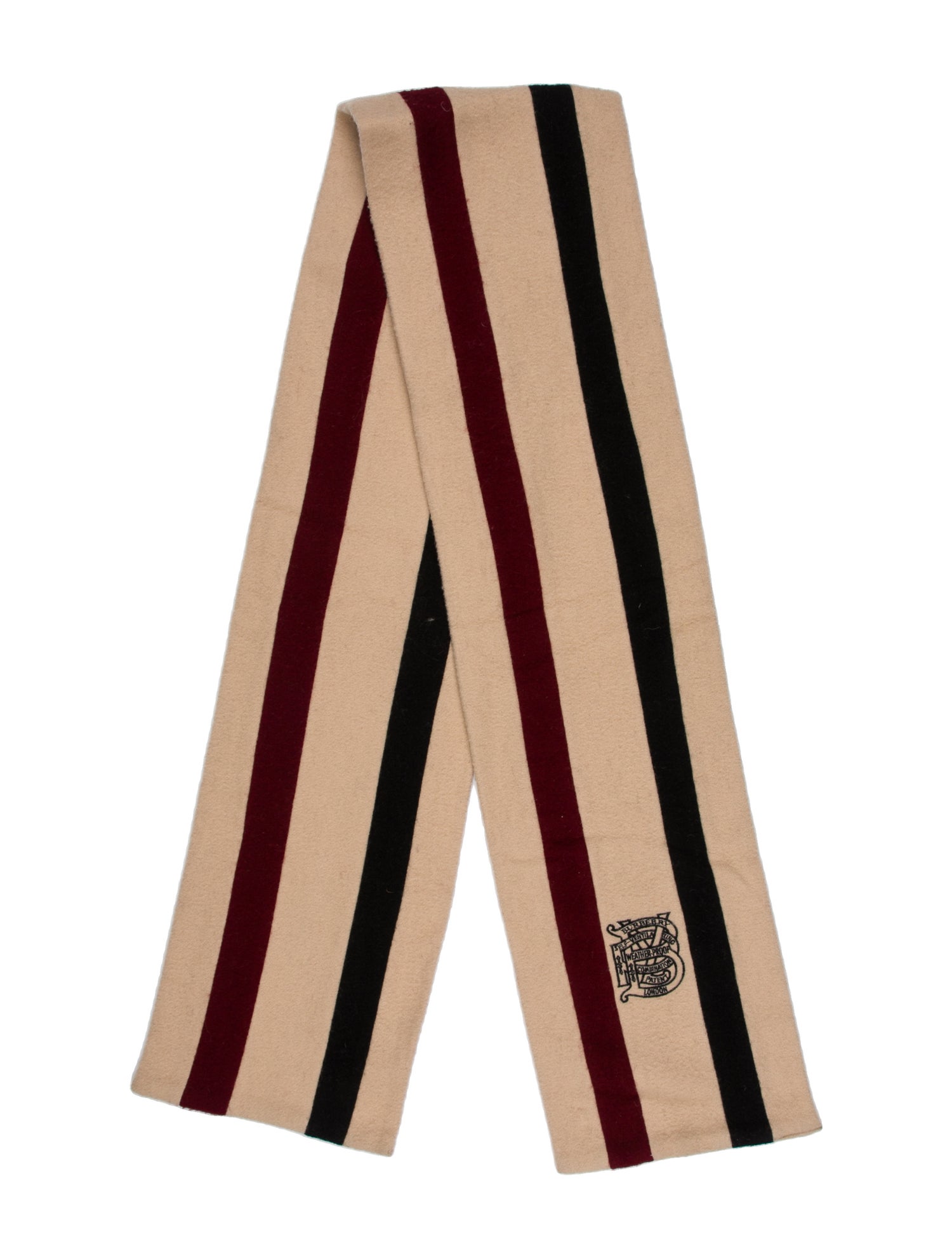 Burberry Lambswool Striped Scarf