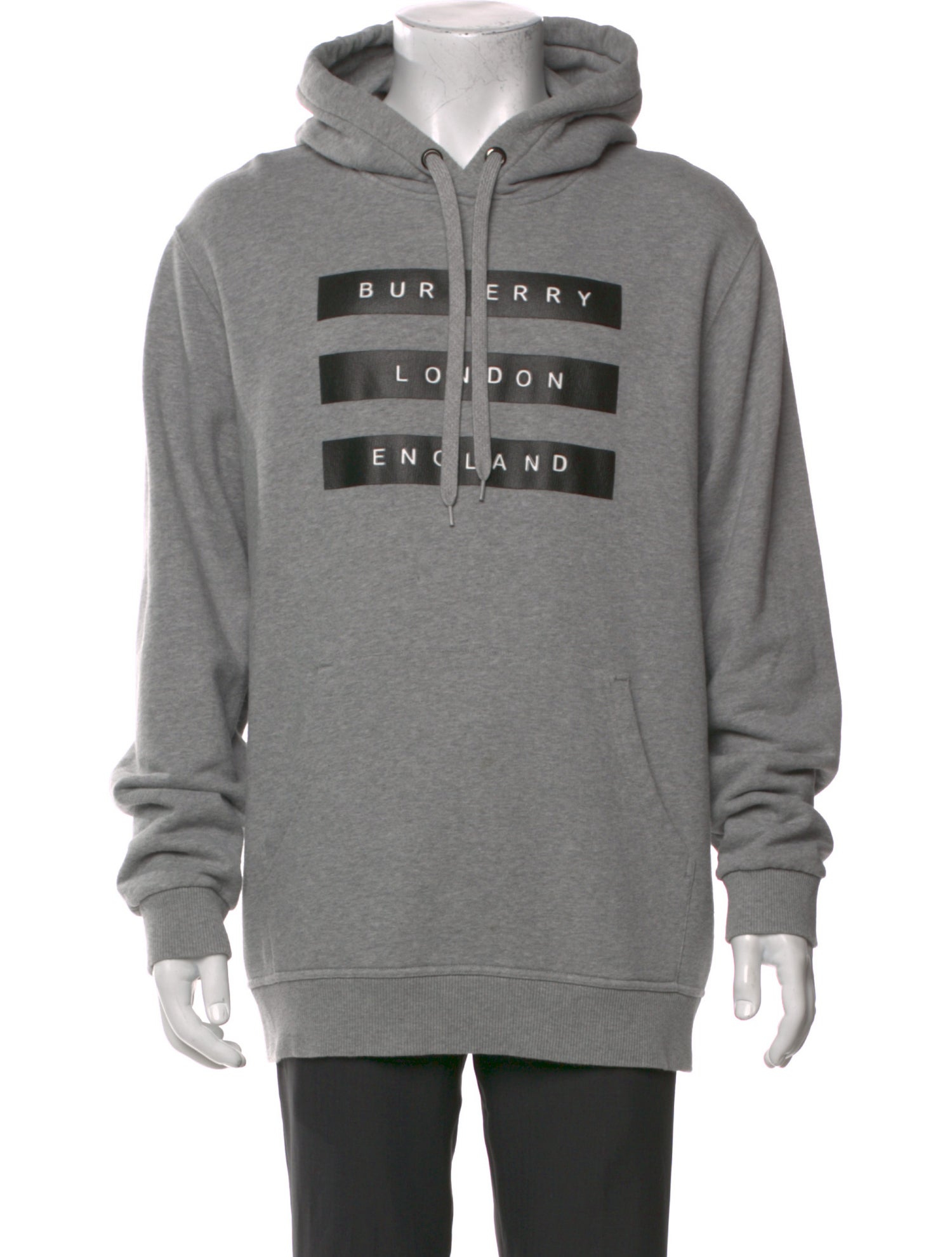 Burberry House Check Pattern Crew Neck Hoodie