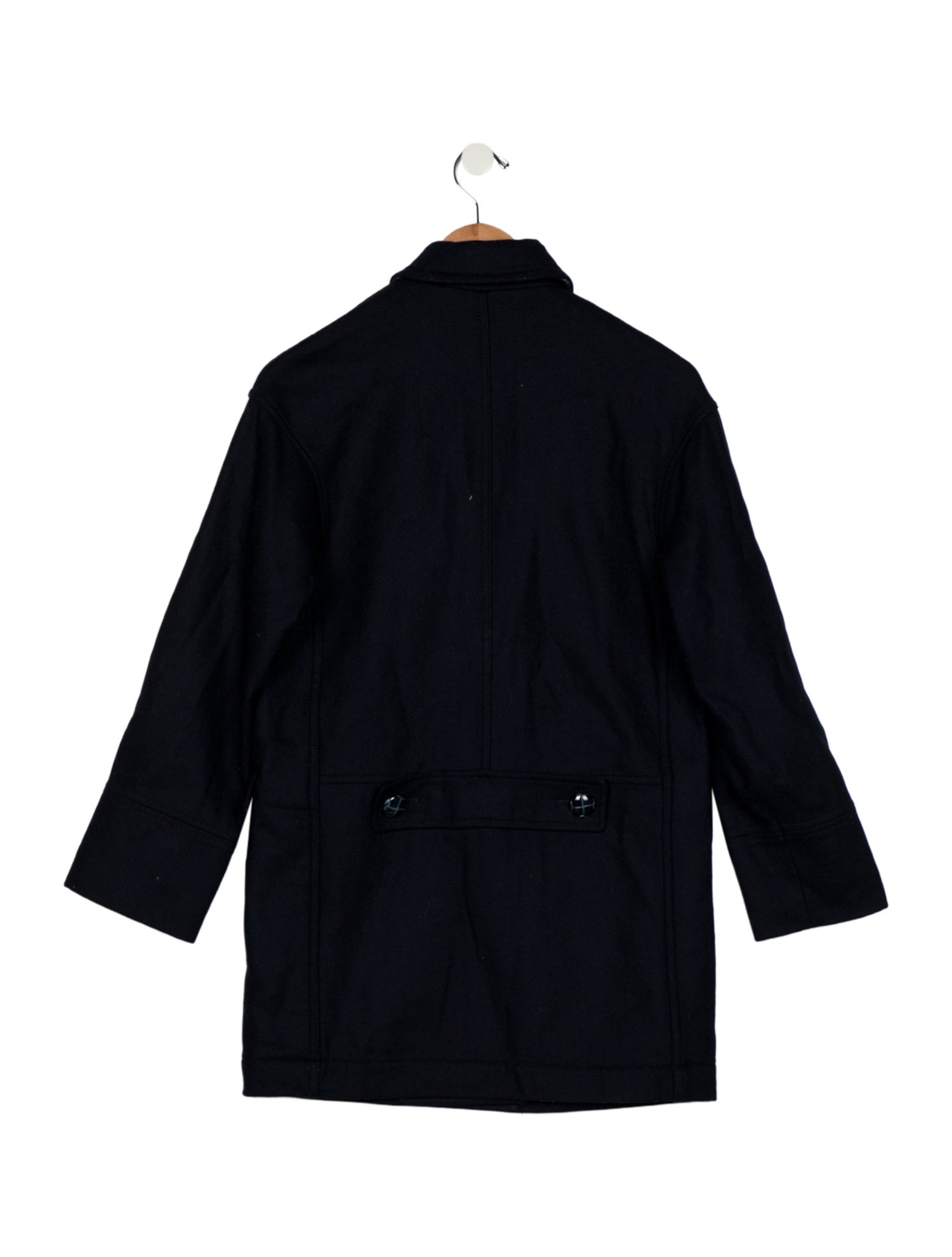 Burberry Cotton blue button up jacket