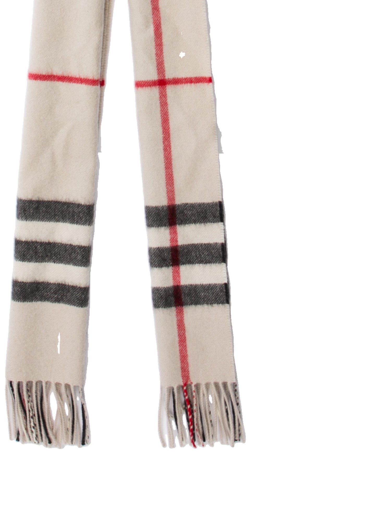 Burberry Cashmere House Check Pattern Scarf