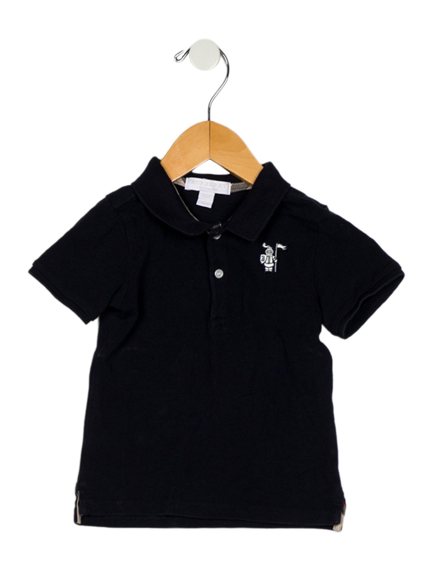 Burberry Cotton blue short sleeve shirt with collar