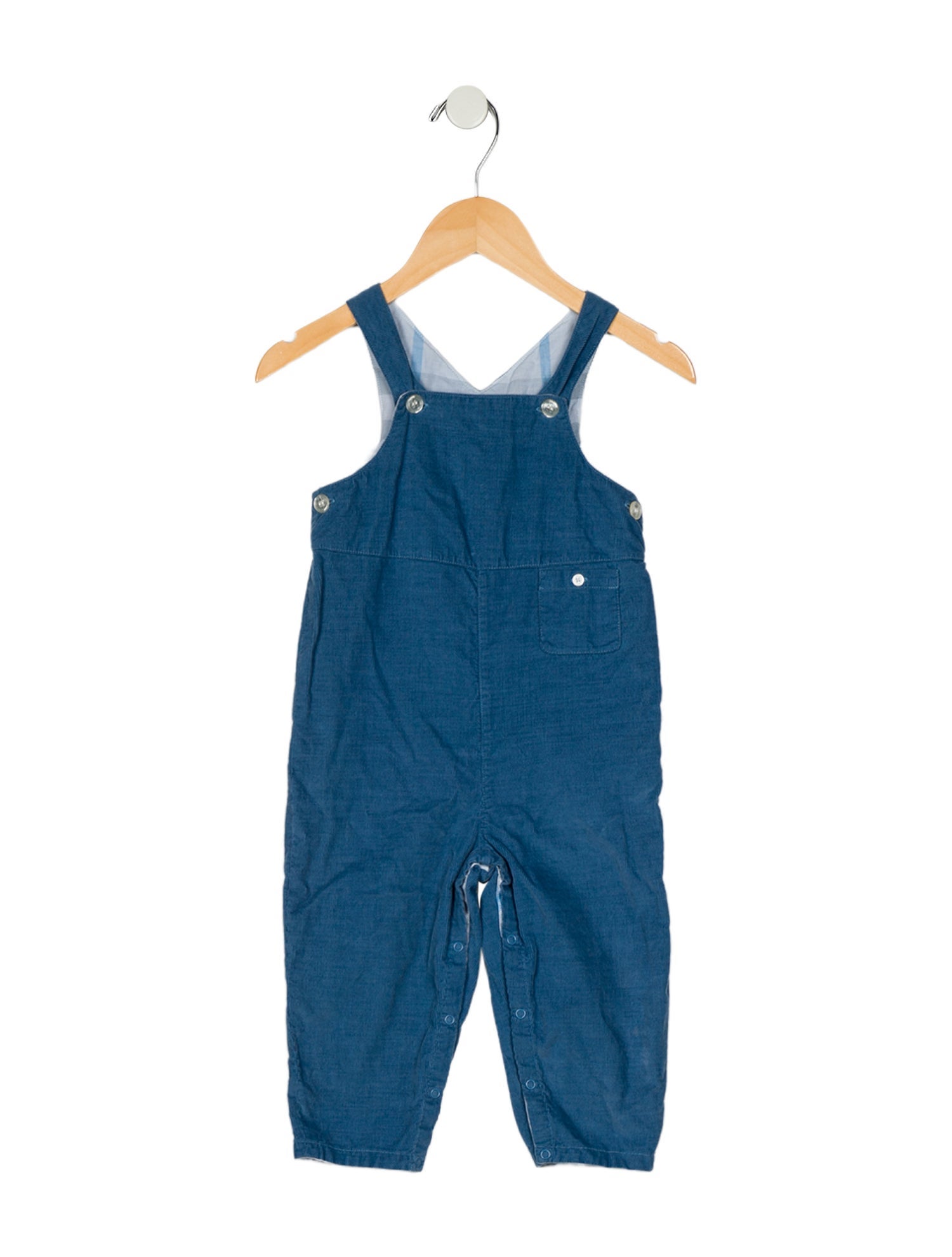 Burberry Cotton blue overalls
