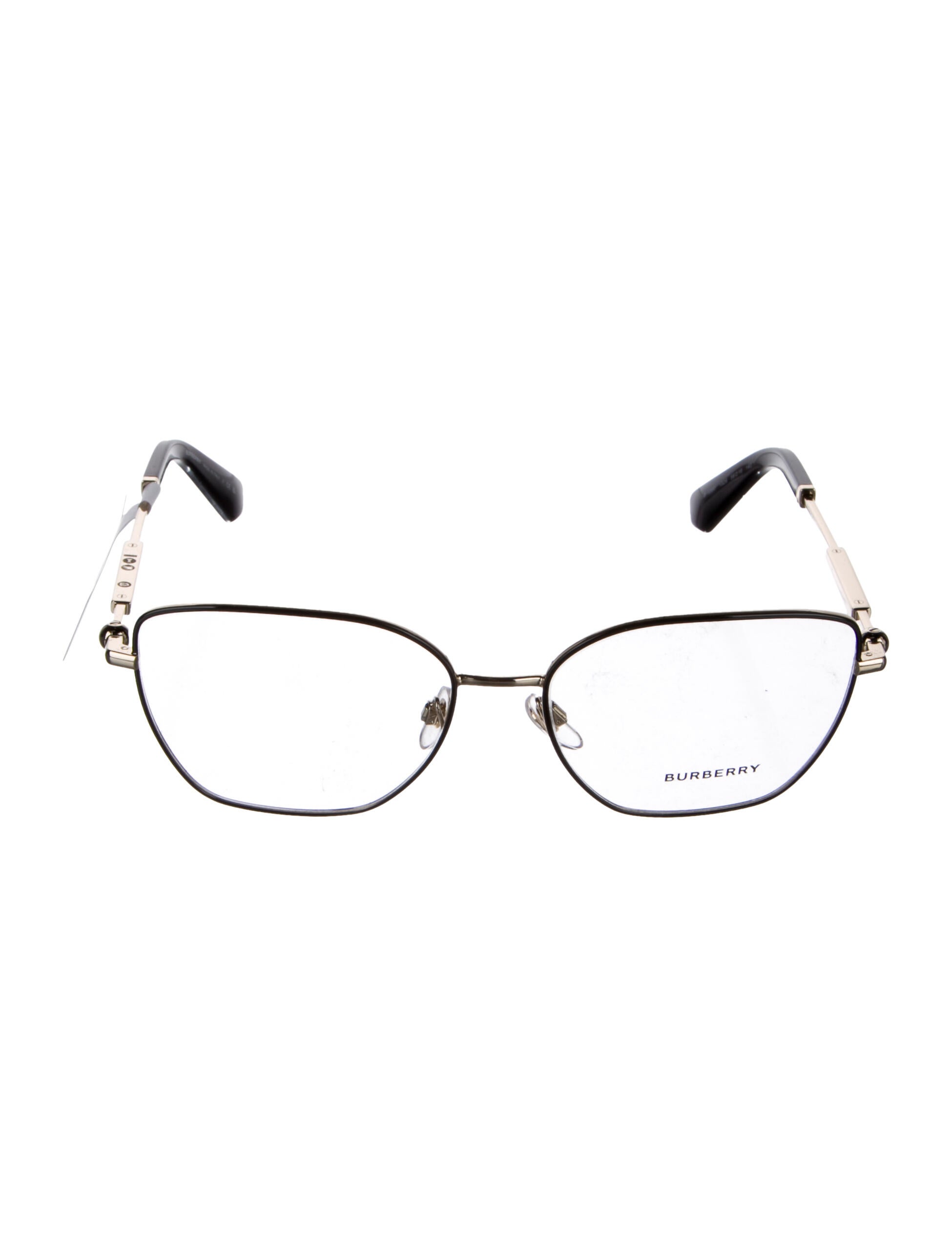 Burberry House Check Pattern Wayfarer Eyeglasses