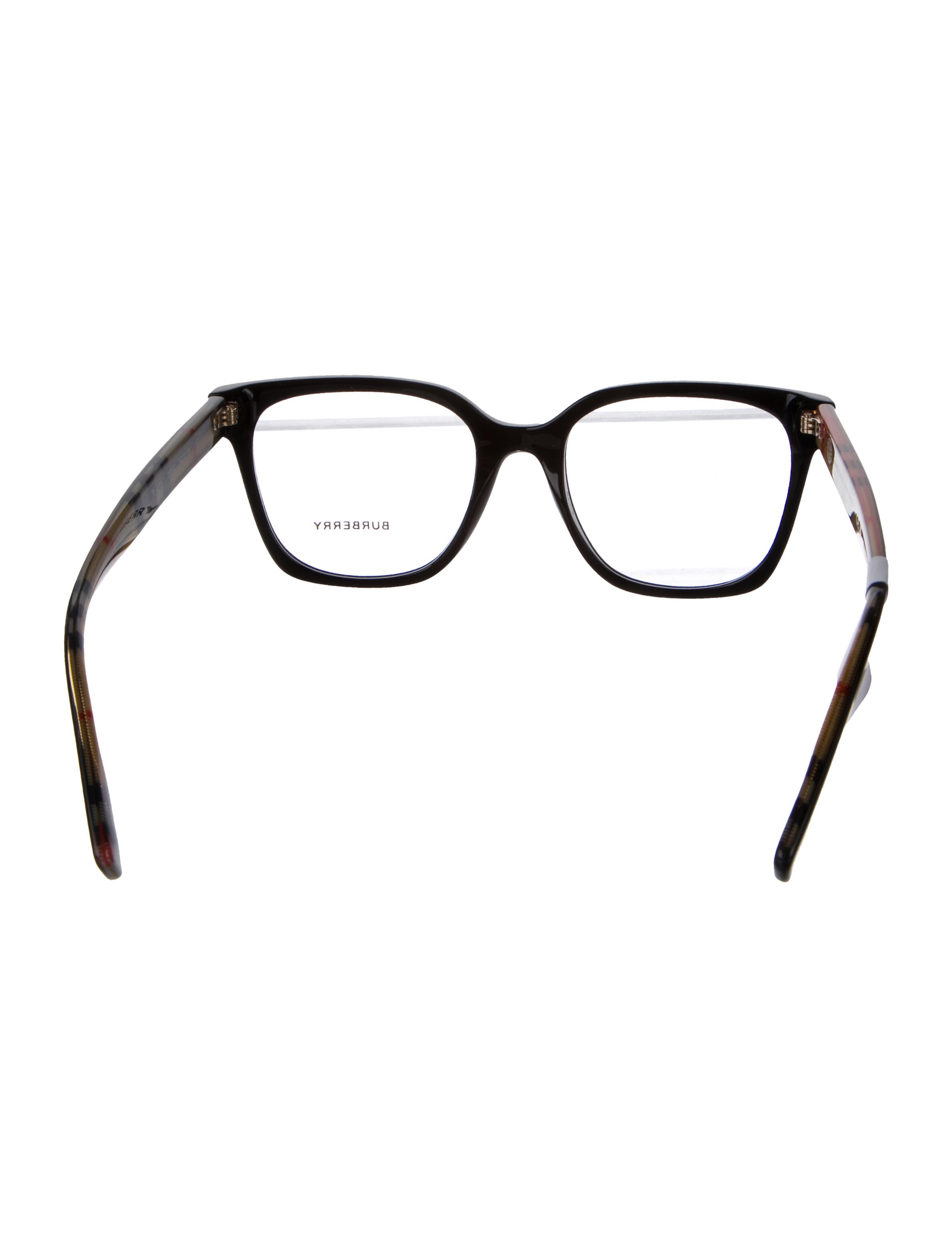 Burberry House Check Pattern Wayfarer Eyeglasses