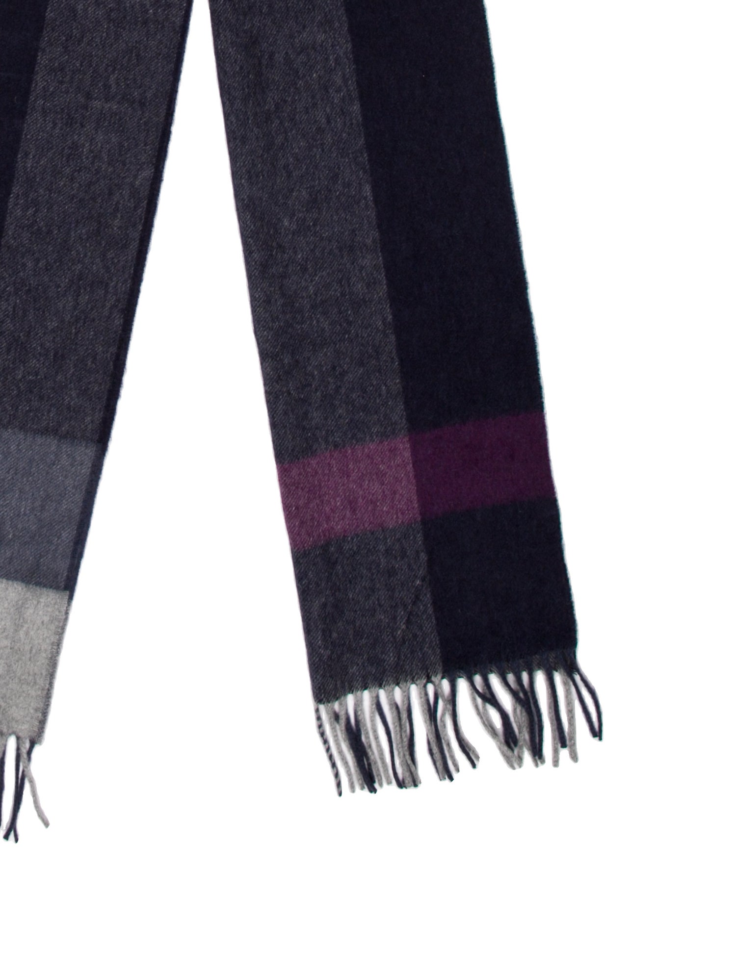 Burberry Cashmere House Check Pattern Scarf