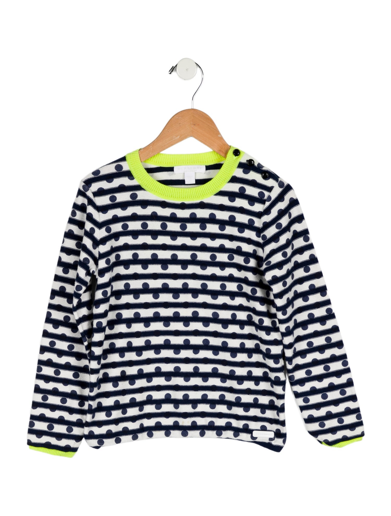 Burberry Girls' Striped Knit Sweater