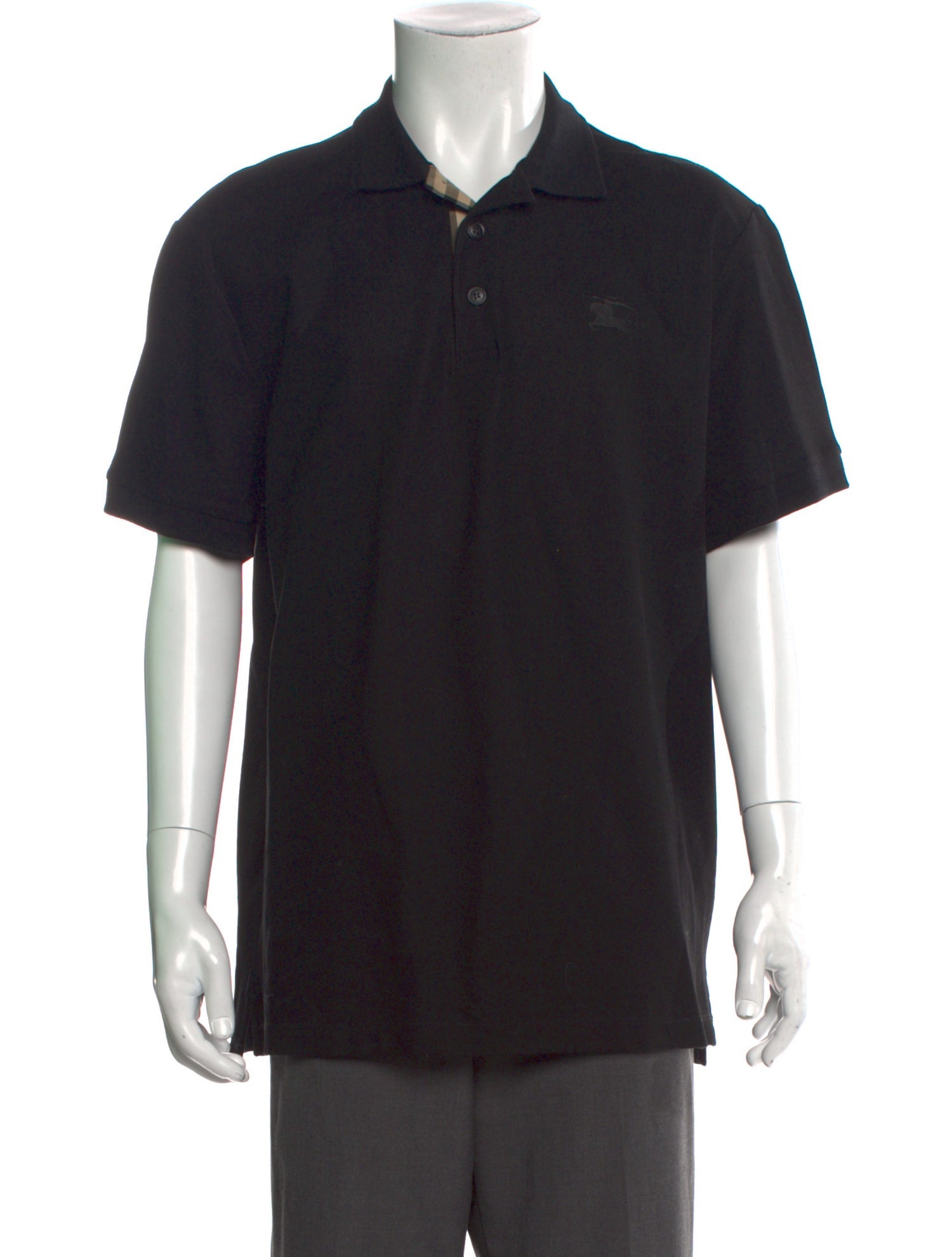 Burberry Nova Check Pattern Collar Polo Shirt