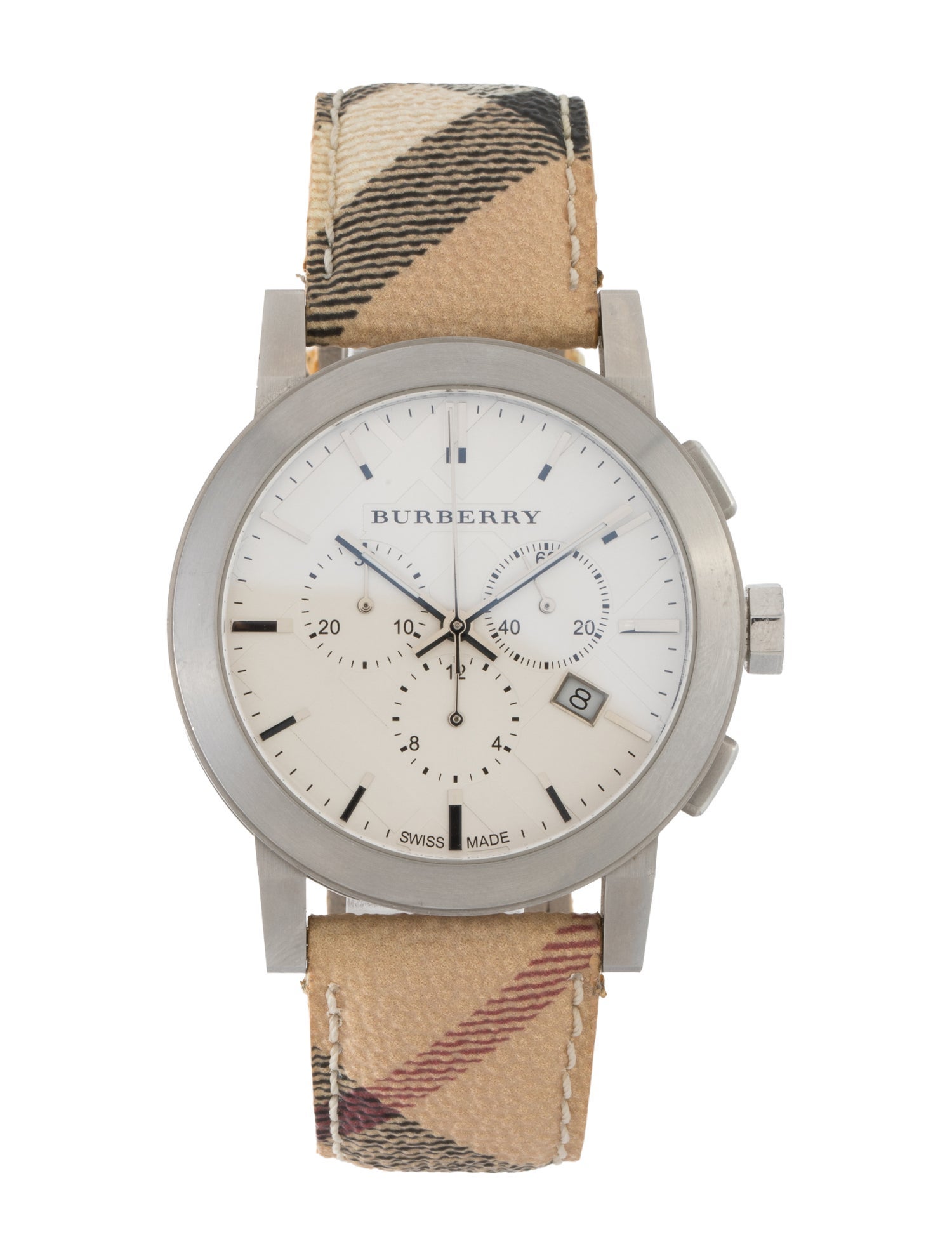 Burberry The City Haymarket Check Watch