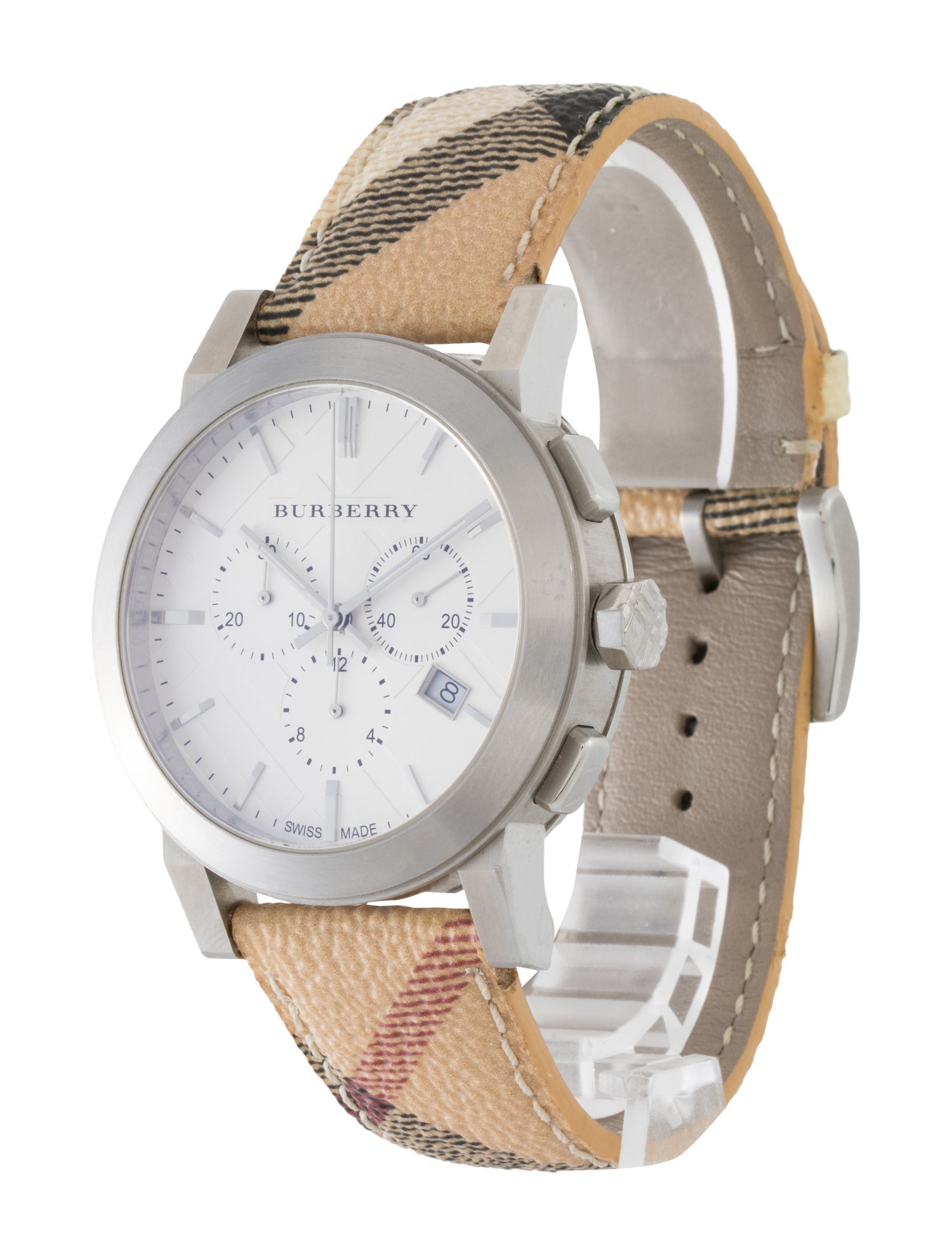 Burberry The City Haymarket Check Watch
