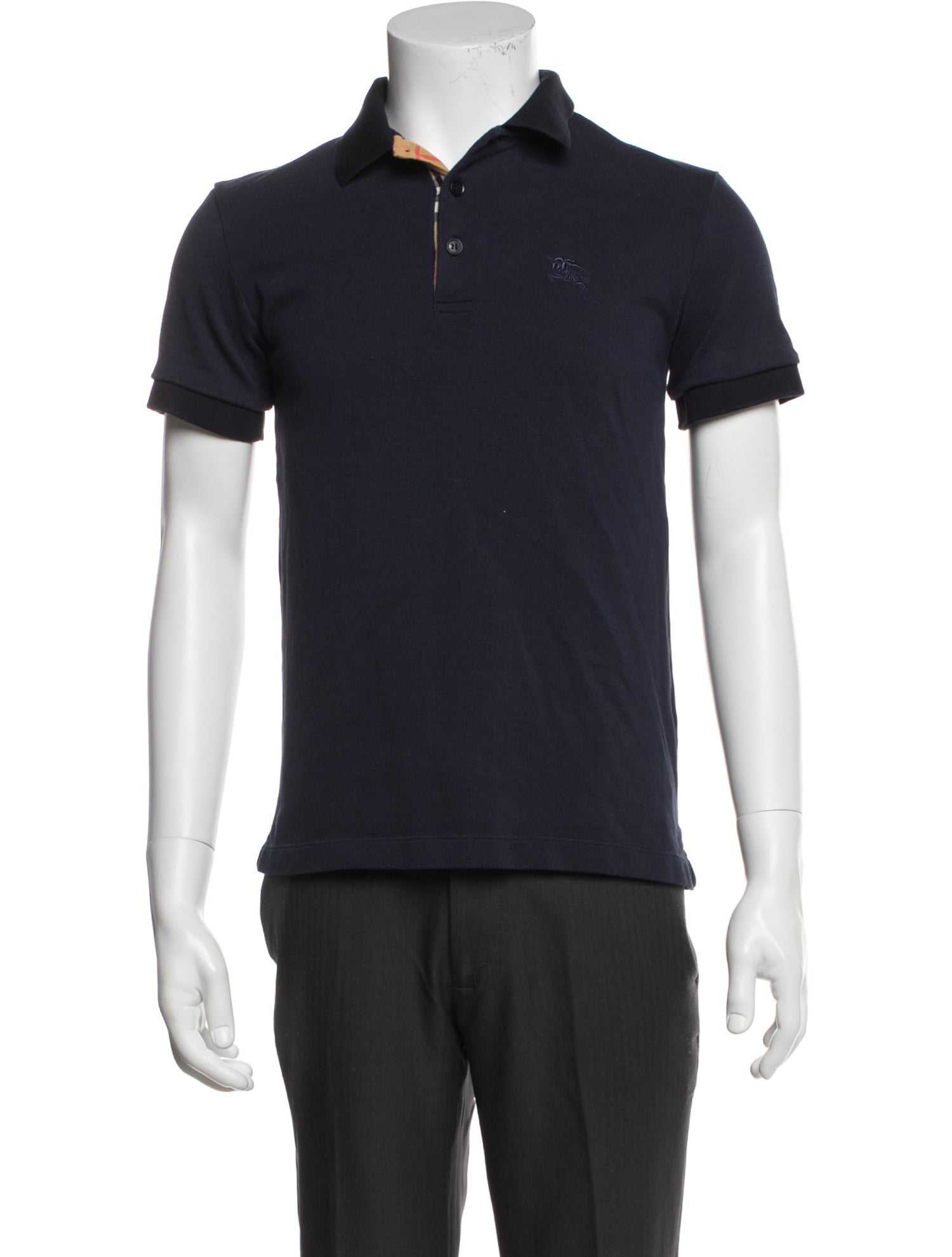 Burberry Crew Neck Short Sleeve Polo Shirt