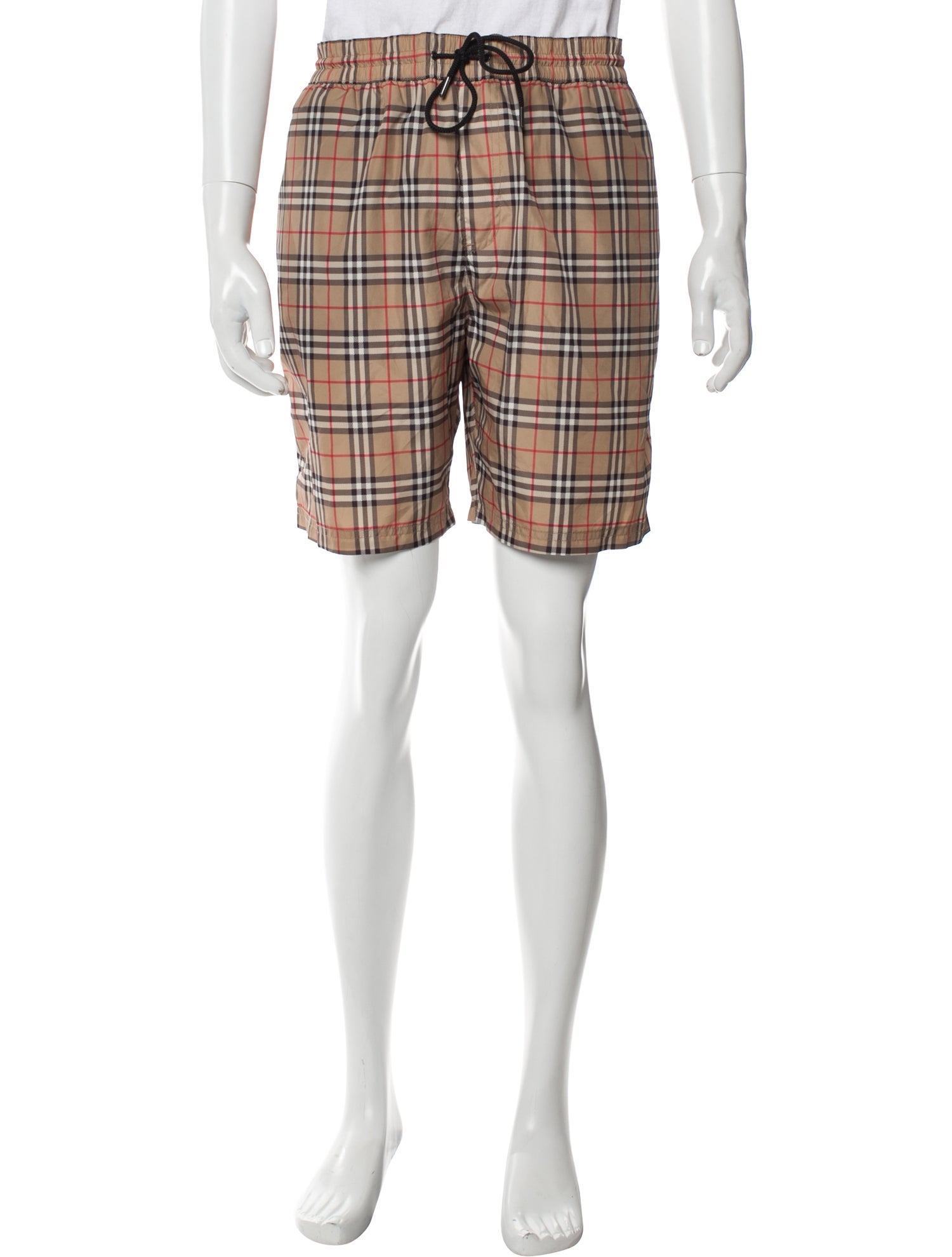 Burberry House Check Pattern Swim Trunks