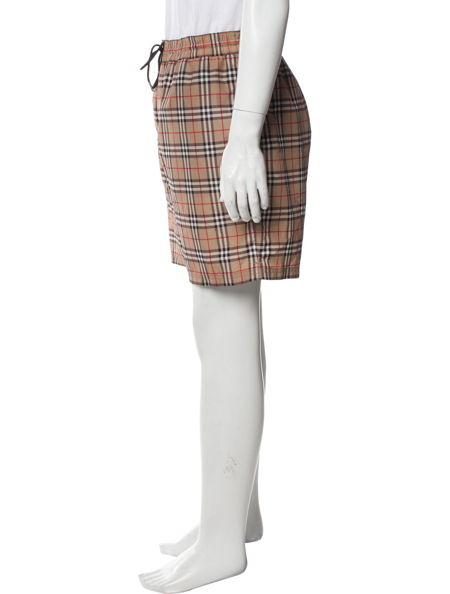 Burberry House Check Pattern Swim Trunks