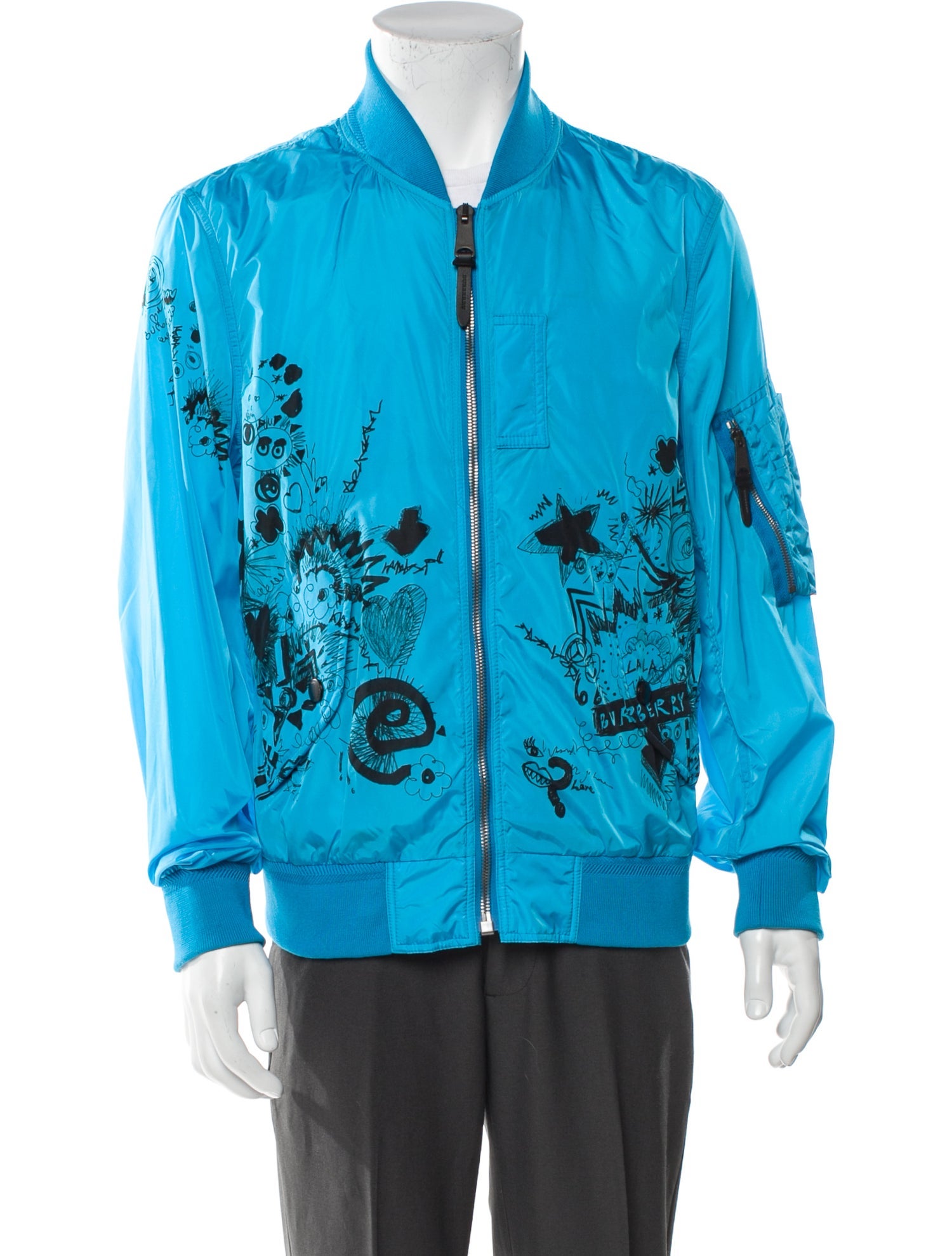 Burberry Printed Bomber Jacket