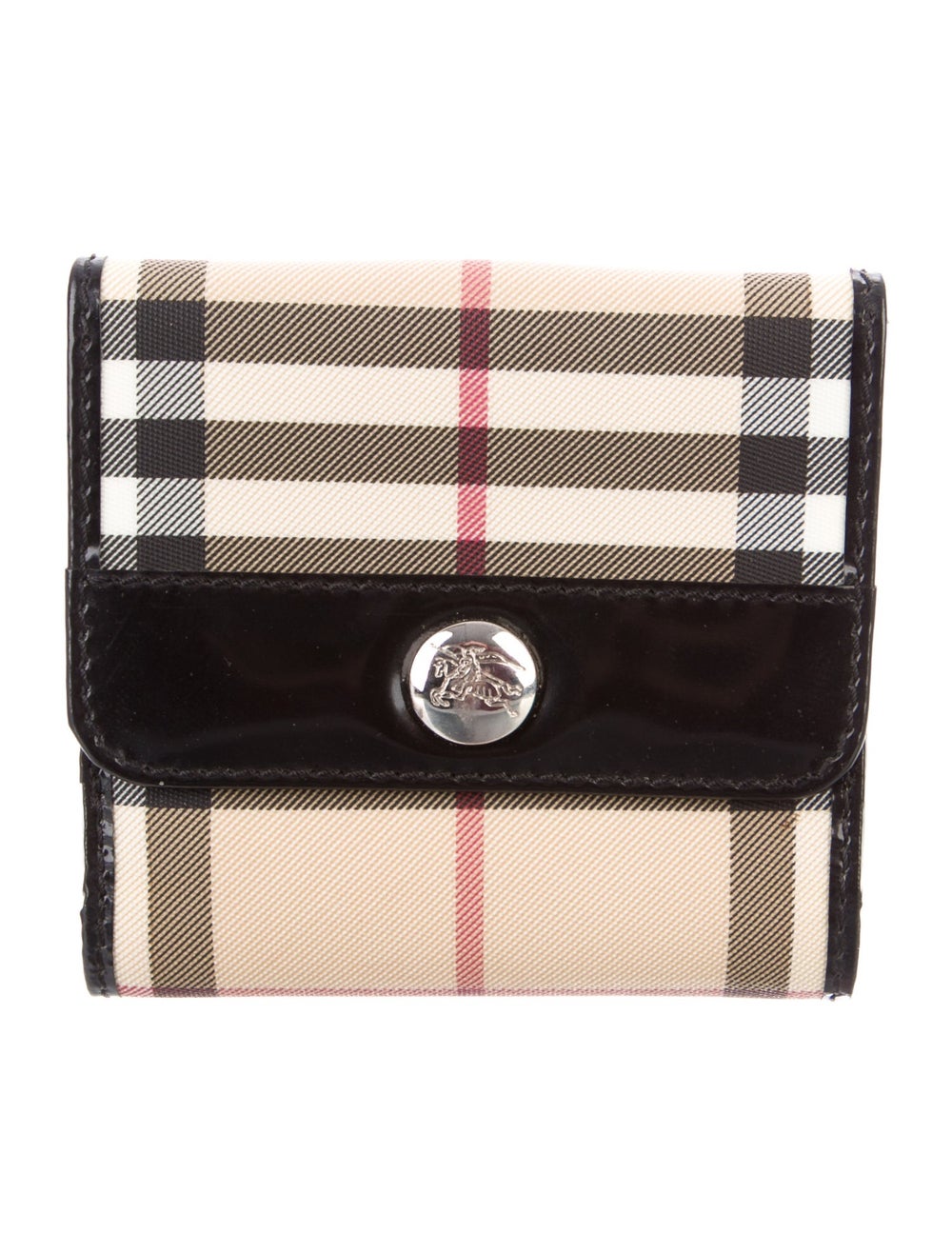 Burberry Nova Check Pattern Compact Wallet - image 1