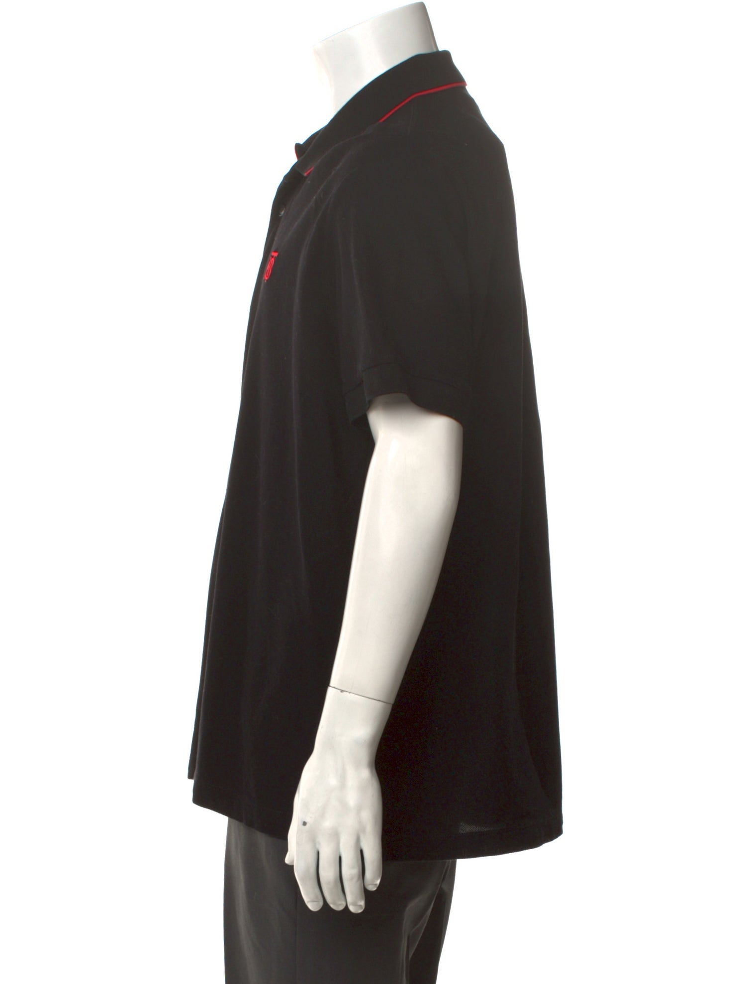 Burberry TB Monogram Collar Polo Shirt