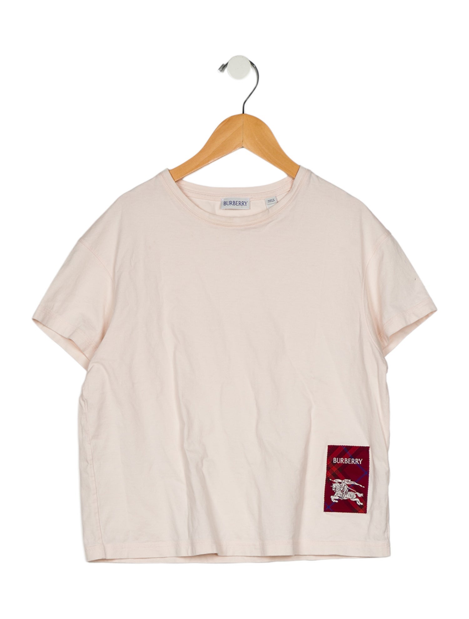 Burberry Cotton pink short sleeve shirt