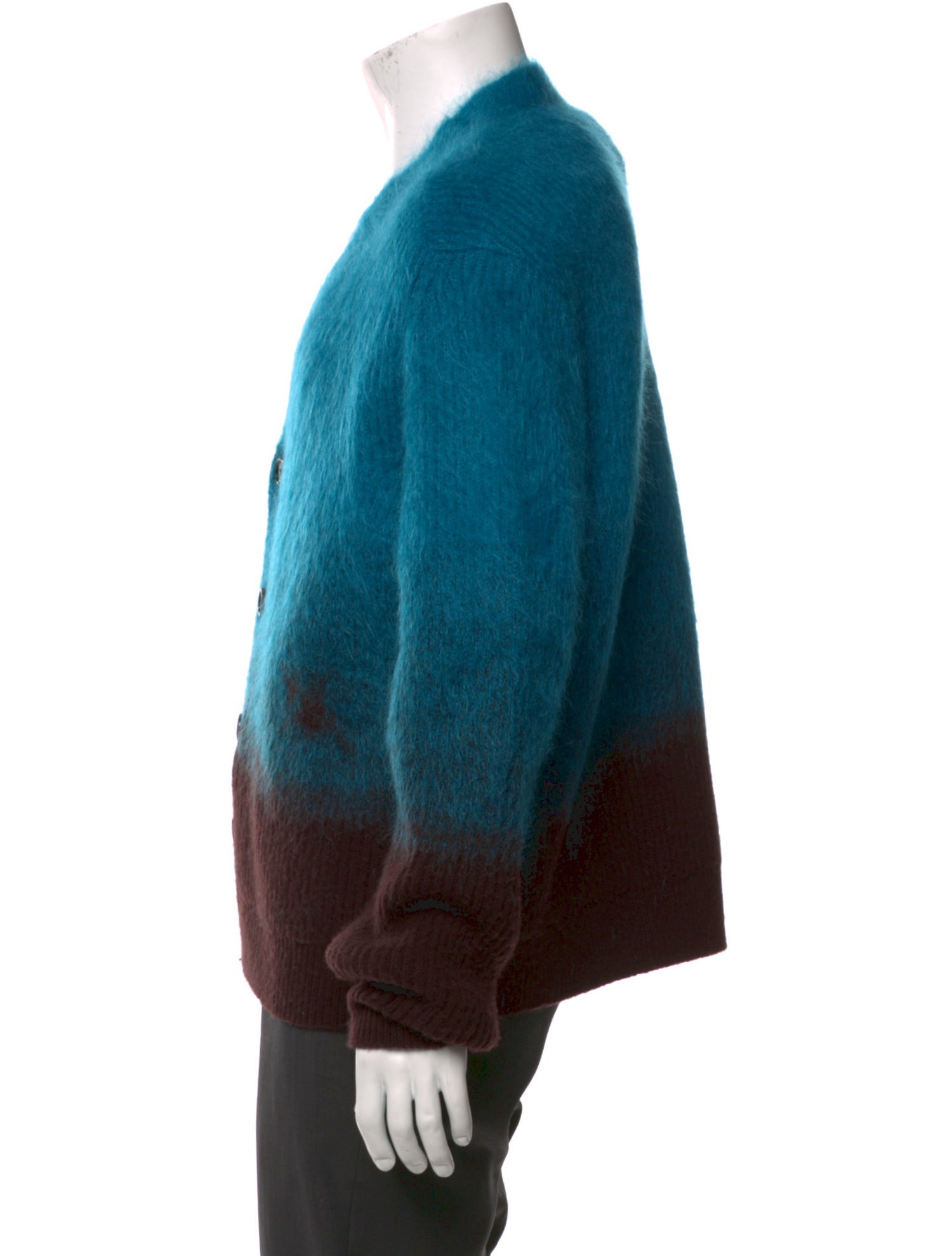 Burberry Printed V-Neck Cardigan