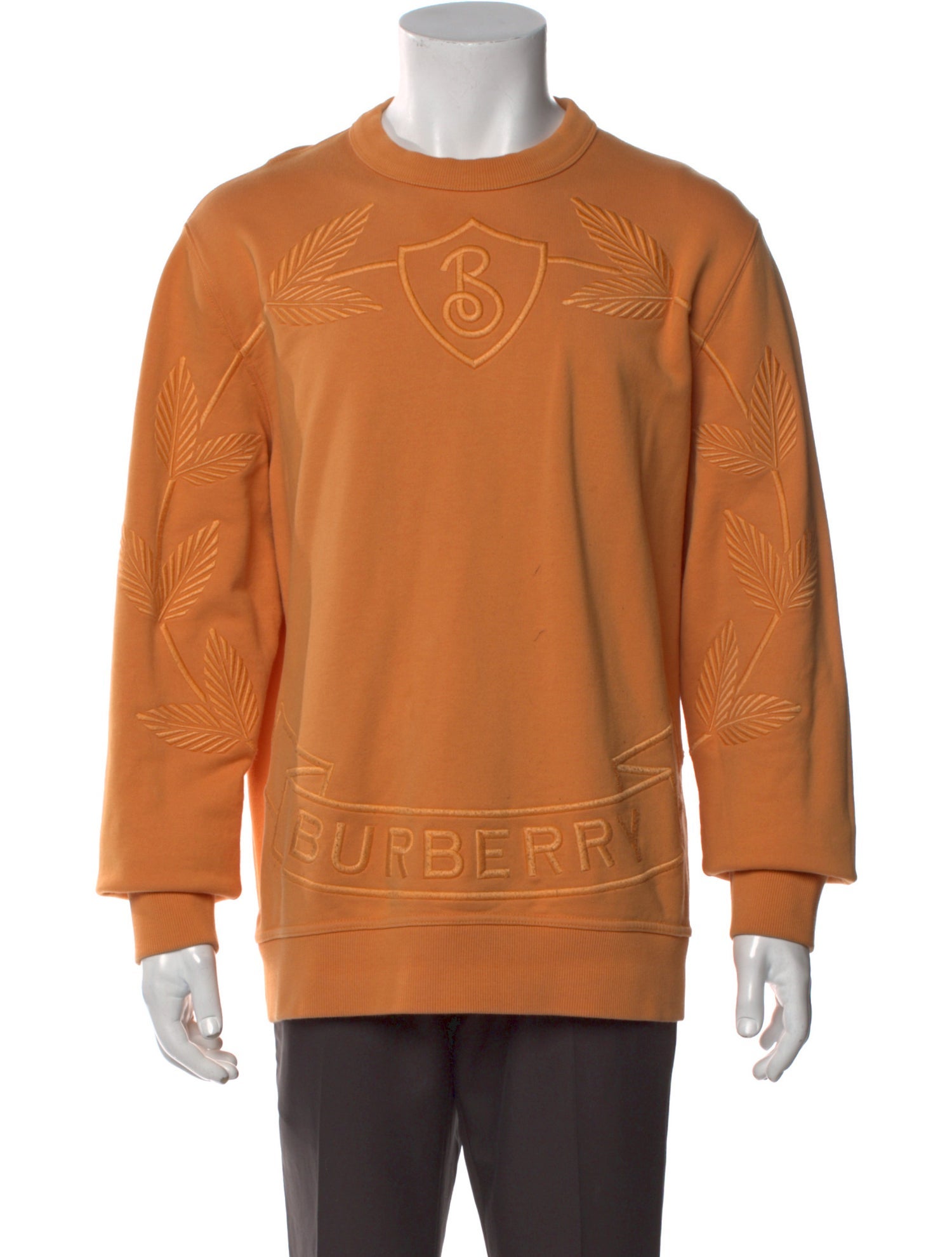 Burberry Crew Neck Long Sleeve Pullover