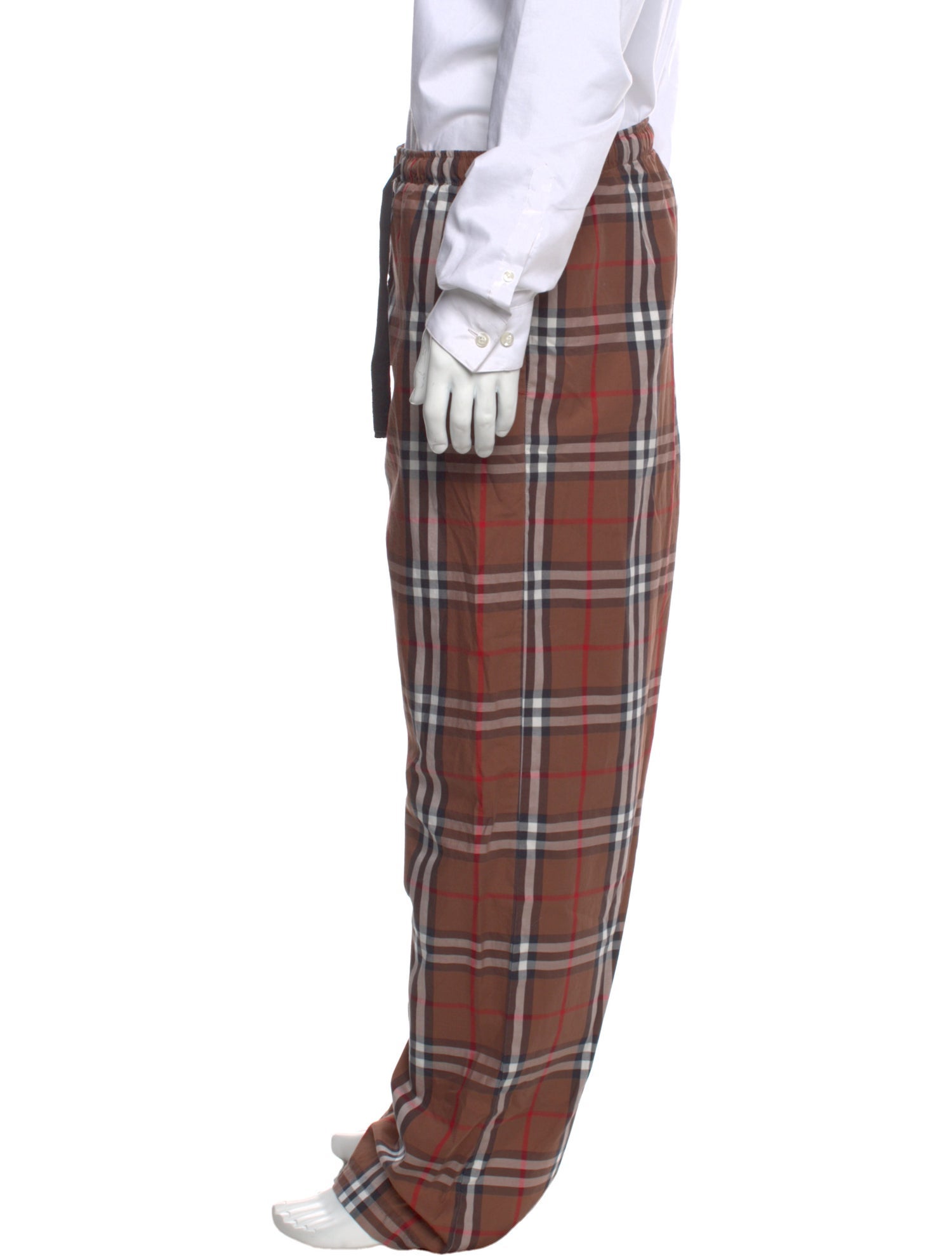 Burberry London Plaid Print Lounge Bottoms