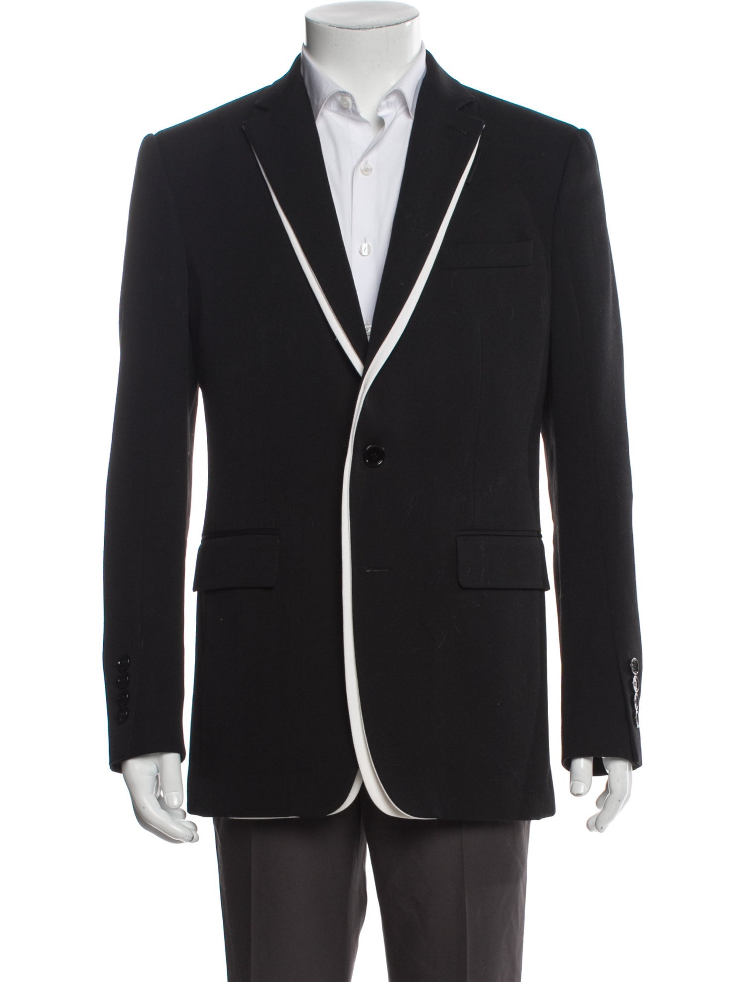 Burberry Wool Striped Blazer