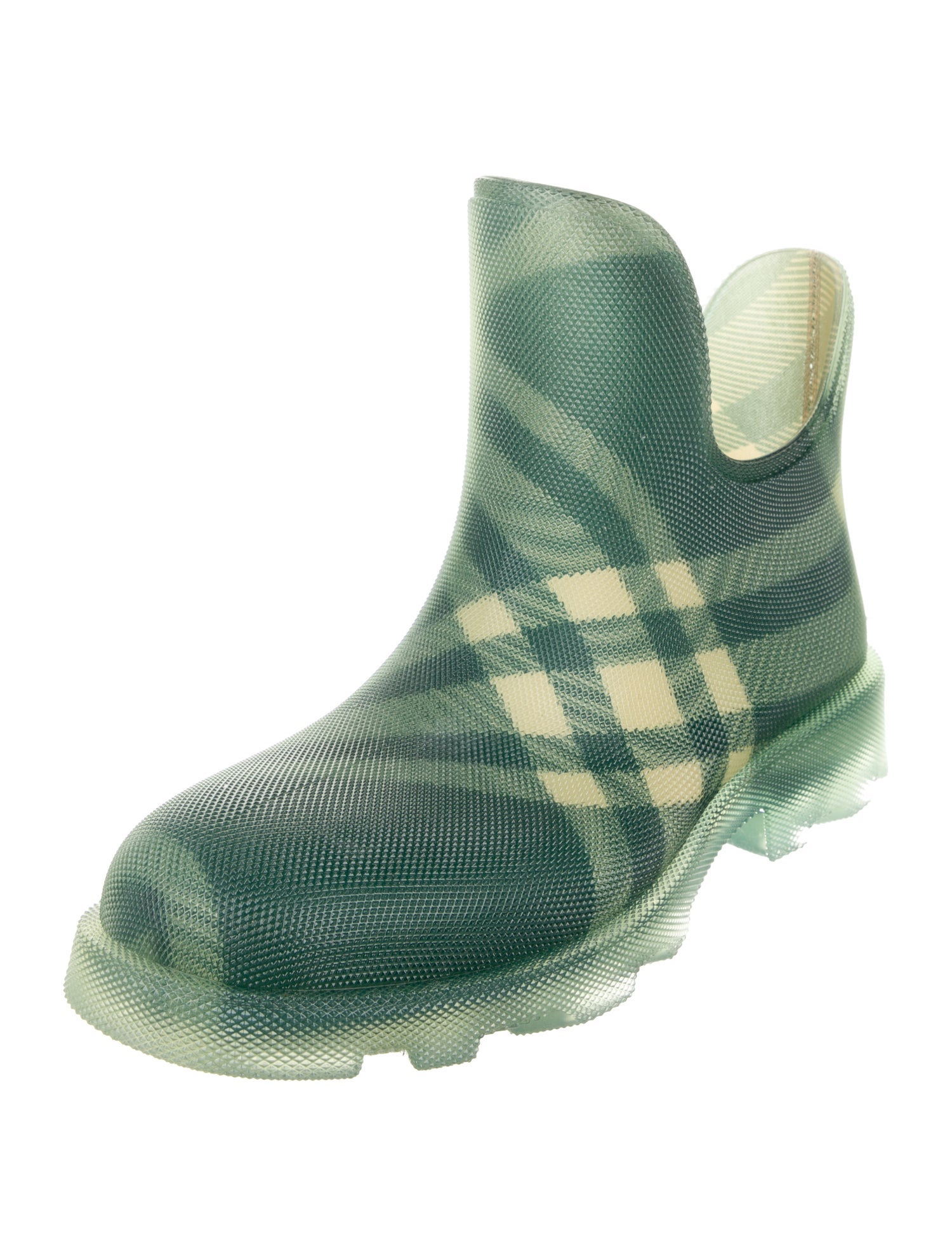 Burberry 2024 Marsh Checked Ankle Boots Boots