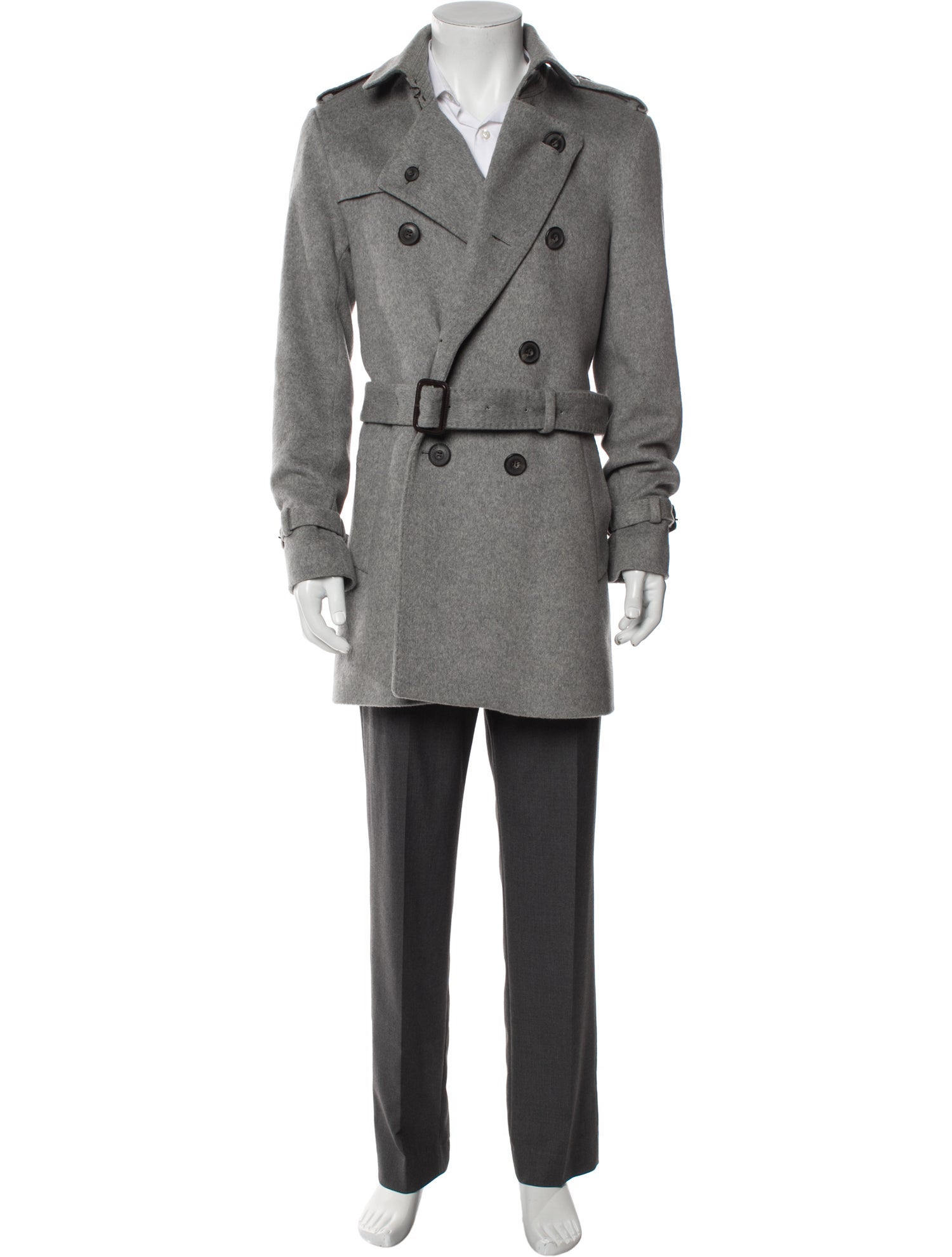 Burberry London Virgin Wool Trench Coat