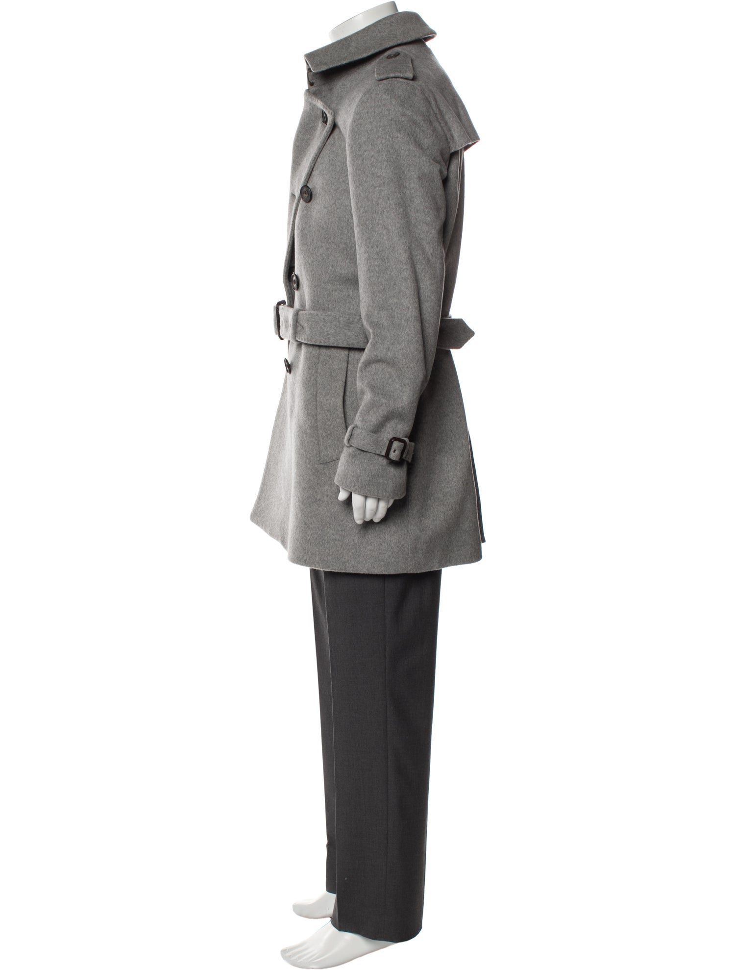 Burberry London Virgin Wool Trench Coat