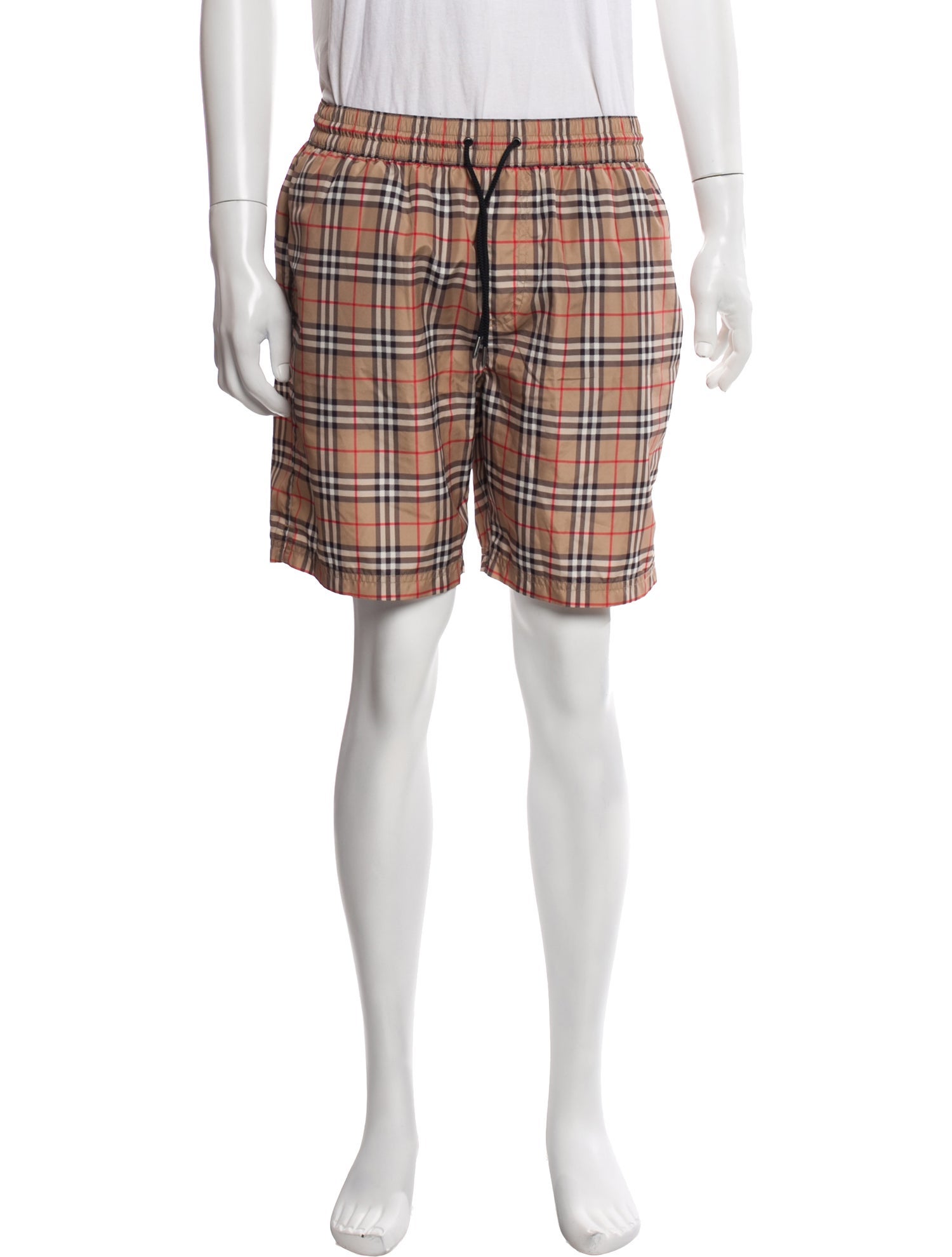 Burberry Plaid Print Shorts