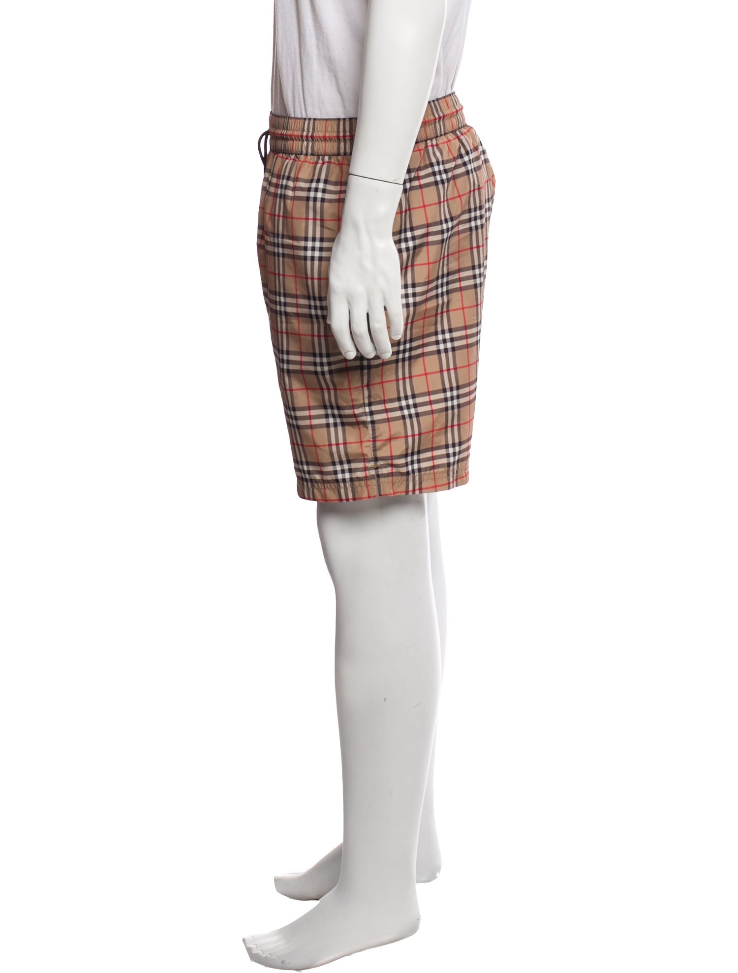 Burberry Plaid Print Shorts