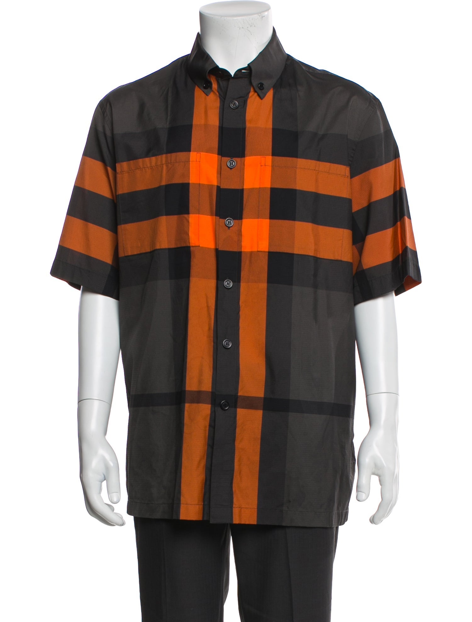 Burberry Exploded Check Pattern Collar Polo Shirt