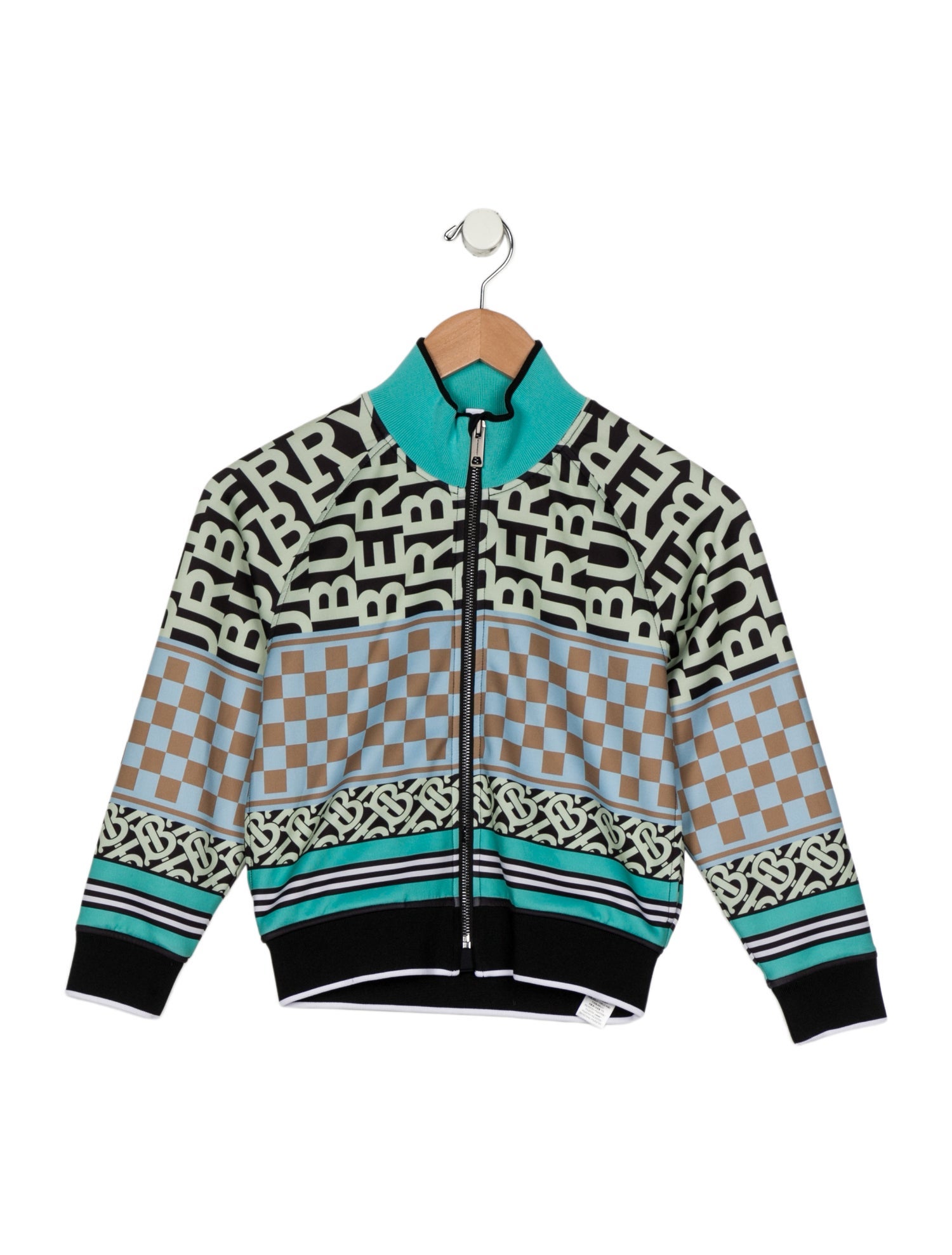 Burberry Girls' Patterned Track Jacket