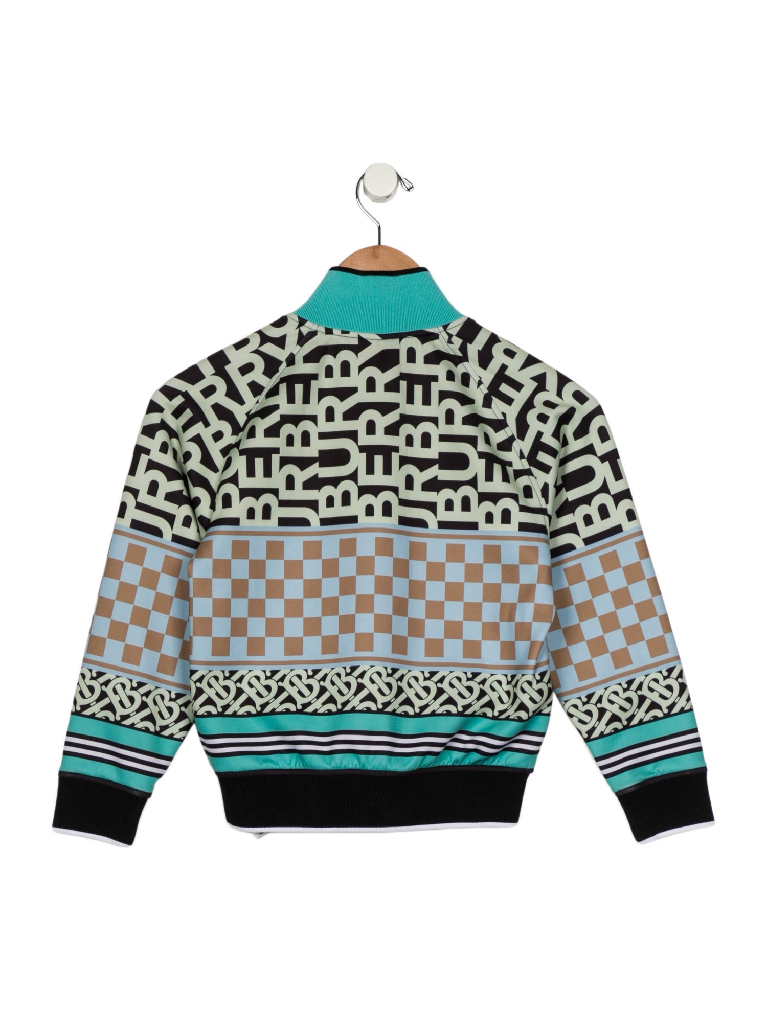 Burberry Girls' Patterned Track Jacket